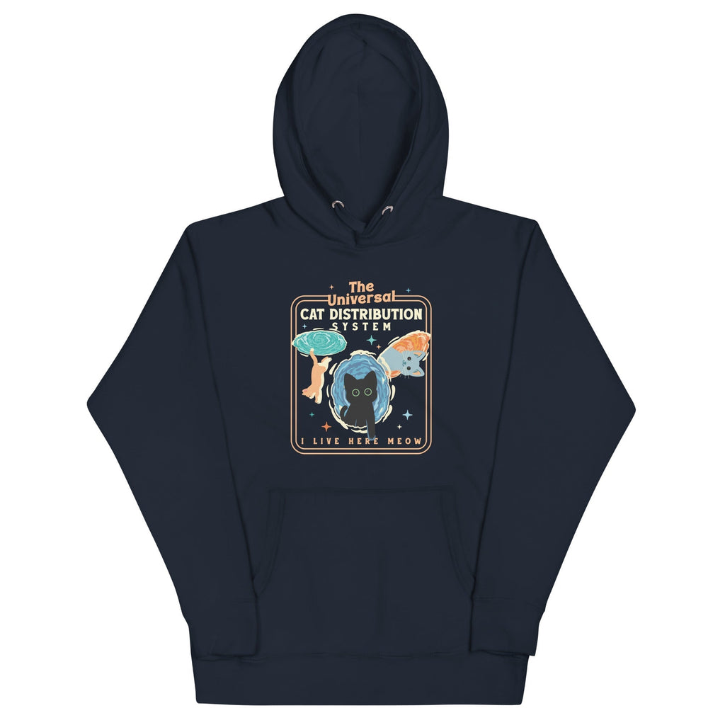 The Universal Cat Distribution System Unisex Hoodie T-Shirts, Sweatshirt | CoreVibeTees.com (Image 2)