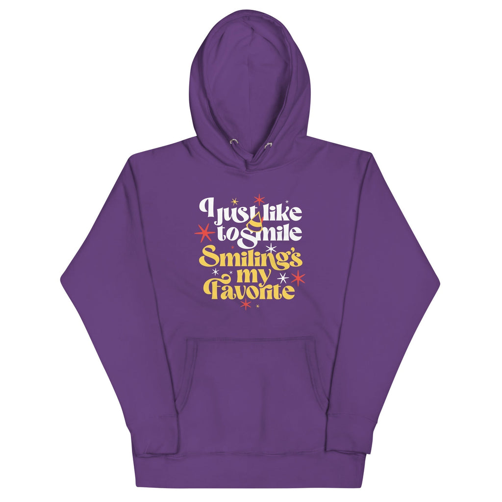 I Just Like To Smile Smiling's My Favorite Unisex Hoodie T-Shirts, Sweatshirt | CoreVibeTees.com (Image 5)