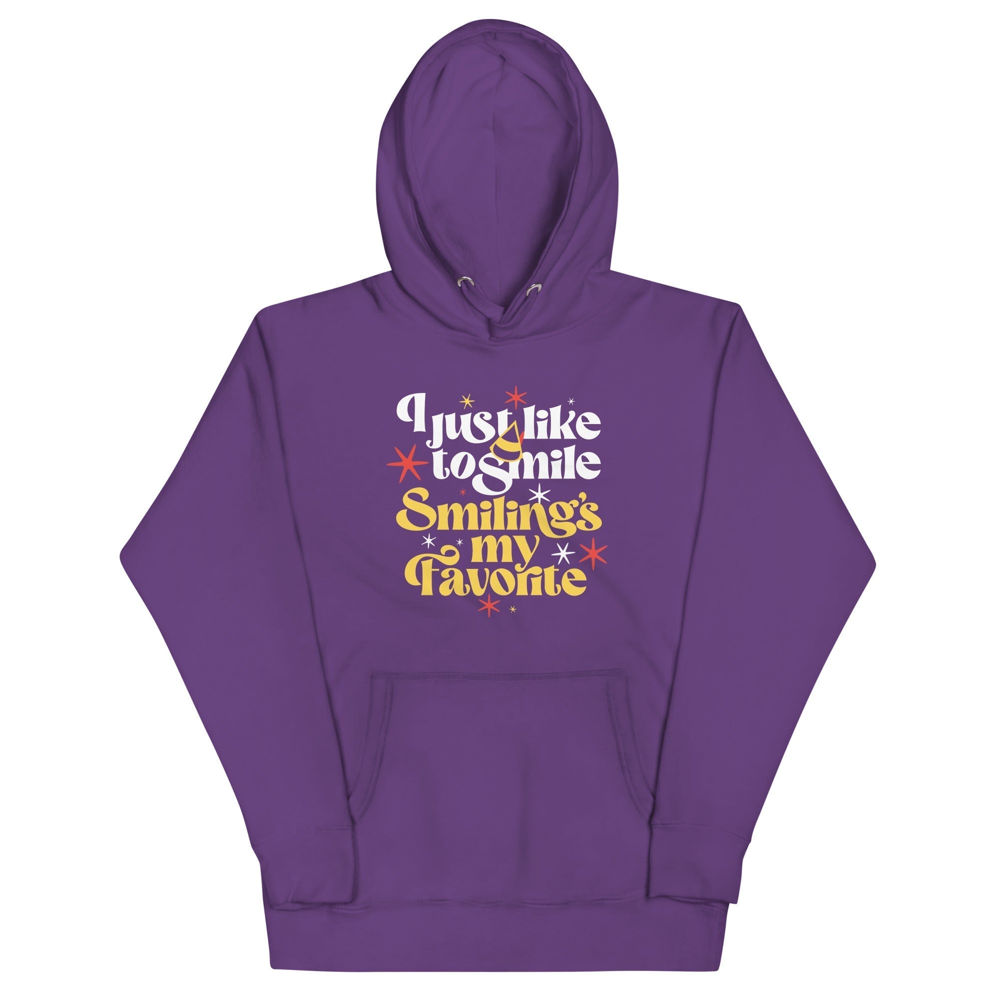 I Just Like To Smile Smiling's My Favorite Unisex Hoodie T-Shirts, Sweatshirt | CoreVibeTees.com (Image 5)