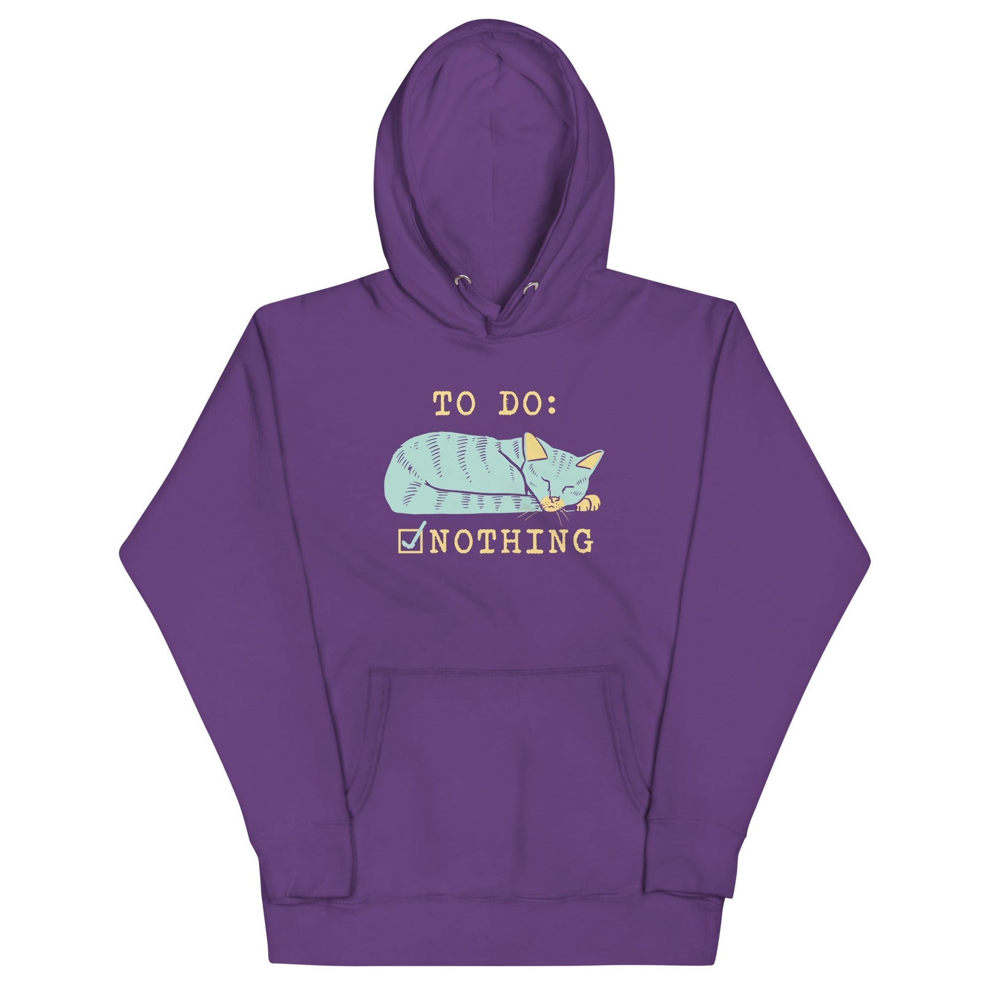 To Do: Nothing Unisex Hoodie T-Shirts, Sweatshirt | CoreVibeTees.com (Image 5)