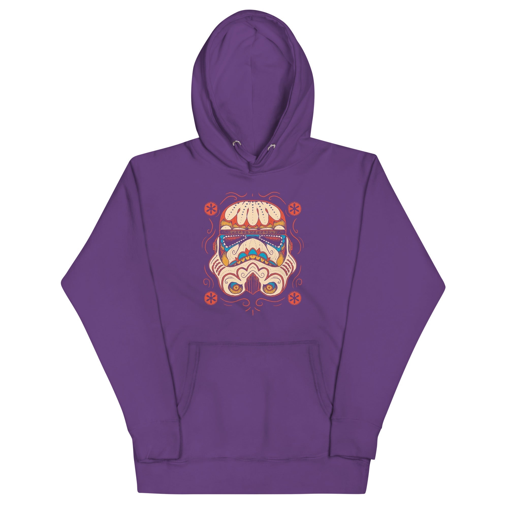 Sugar Skull Trooper Unisex Hoodie T-Shirts, Sweatshirt | CoreVibeTees.com (Image 4)