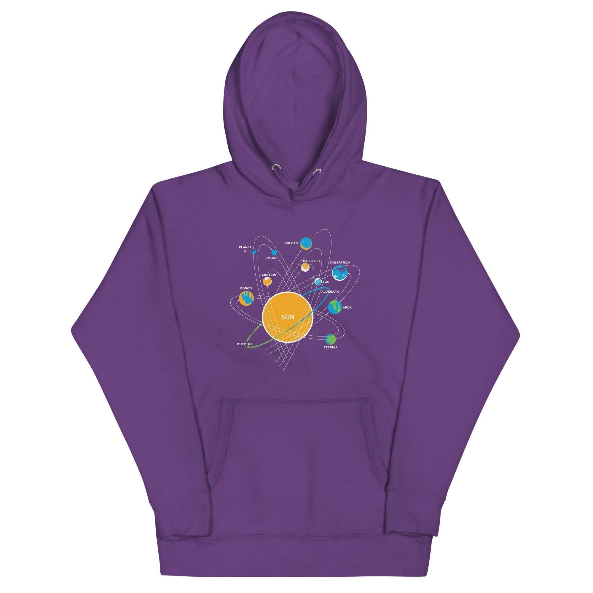 Solar System Unisex Hoodie T-Shirts, Sweatshirt | CoreVibeTees.com (Image 3)