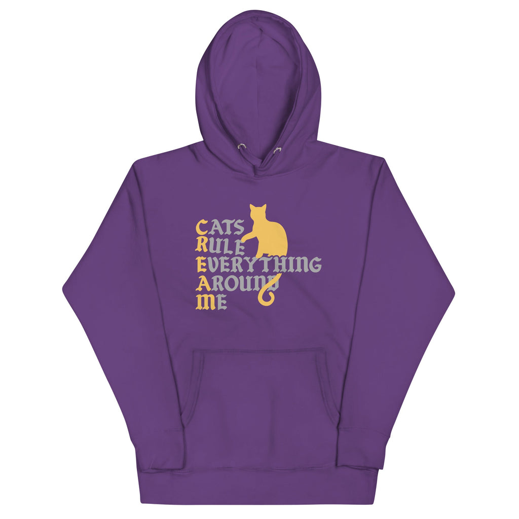 Cats Rule Everything Around Me Unisex Hoodie T-Shirts, Sweatshirt | CoreVibeTees.com (Image 5)