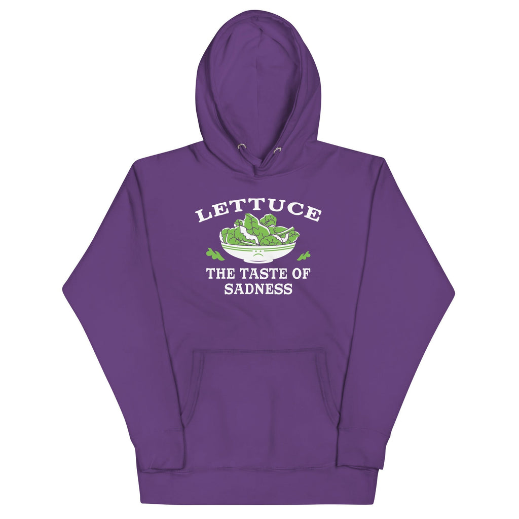Lettuce, The Taste Of Sadness Unisex Hoodie T-Shirts, Sweatshirt | CoreVibeTees.com (Image 3)