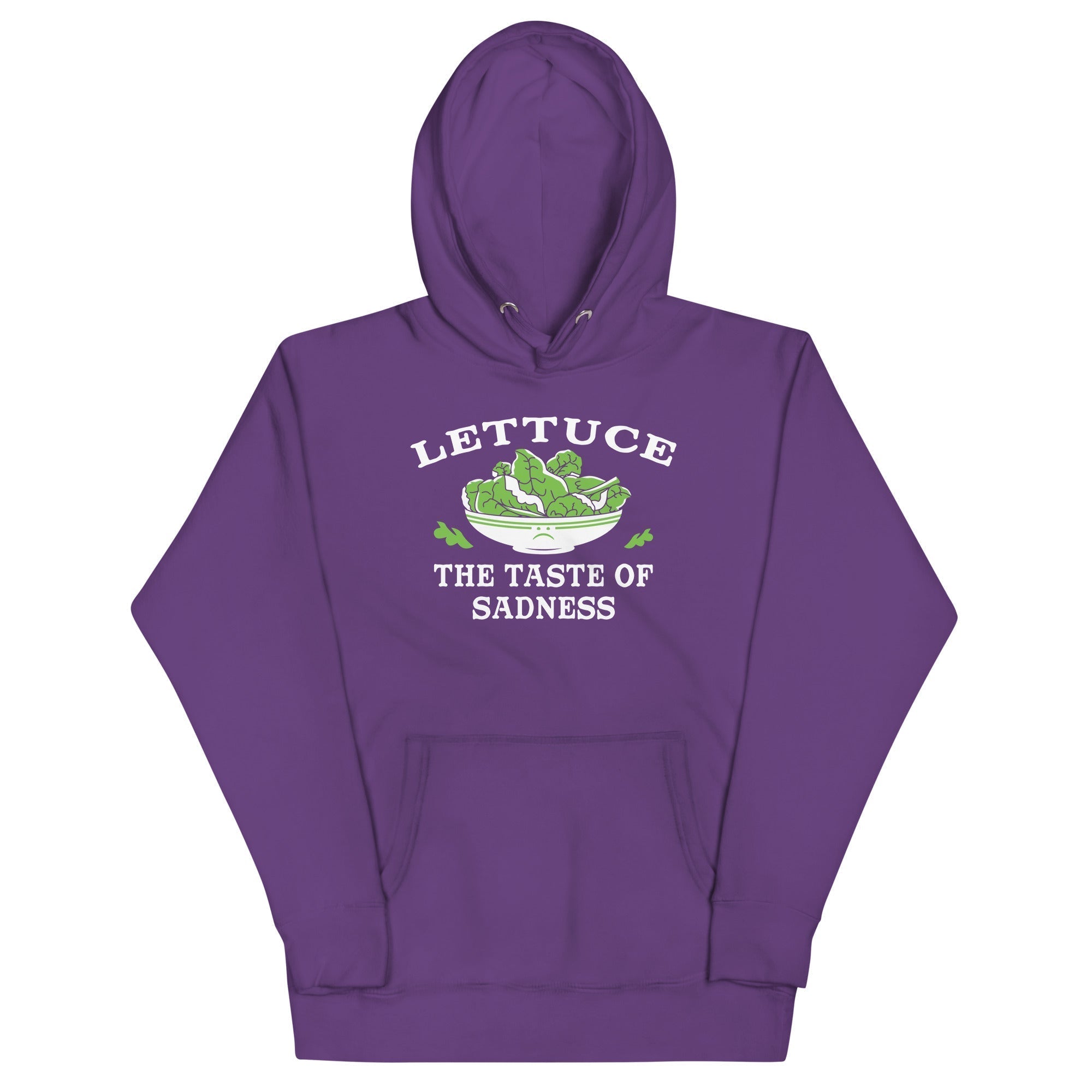 Lettuce, The Taste Of Sadness Unisex Hoodie T-Shirts, Sweatshirt | CoreVibeTees.com (Image 3)