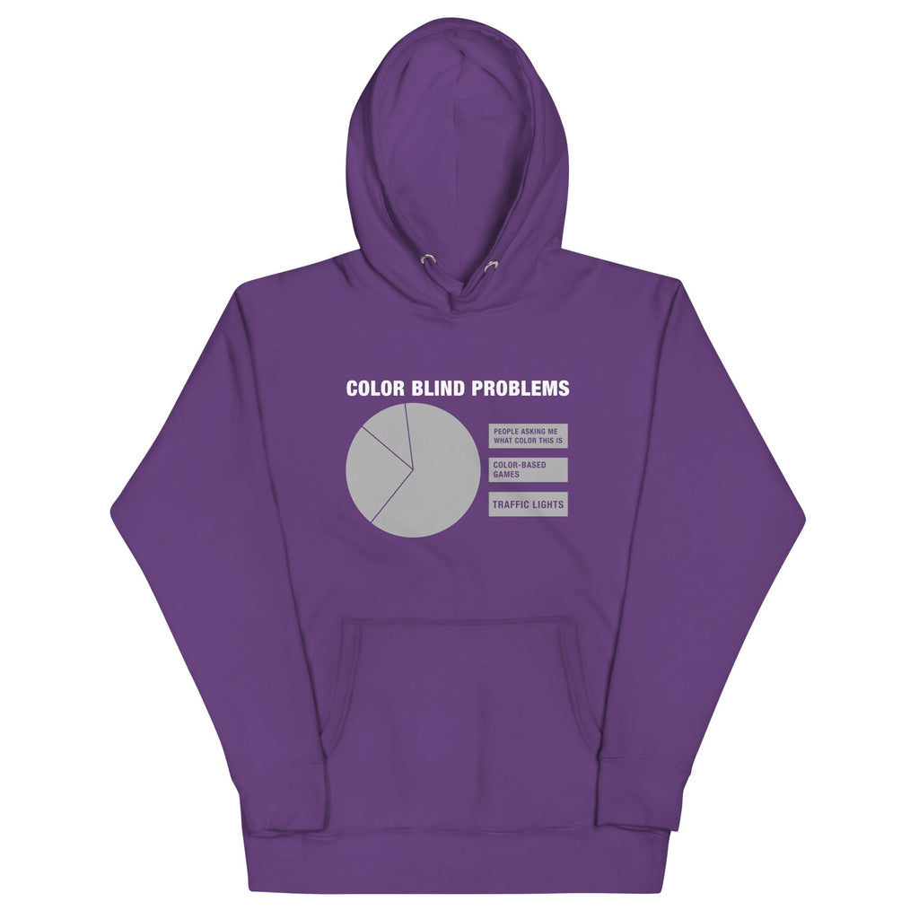Color Blind Problems Unisex Hoodie T-Shirts, Sweatshirt | CoreVibeTees.com (Image 5)