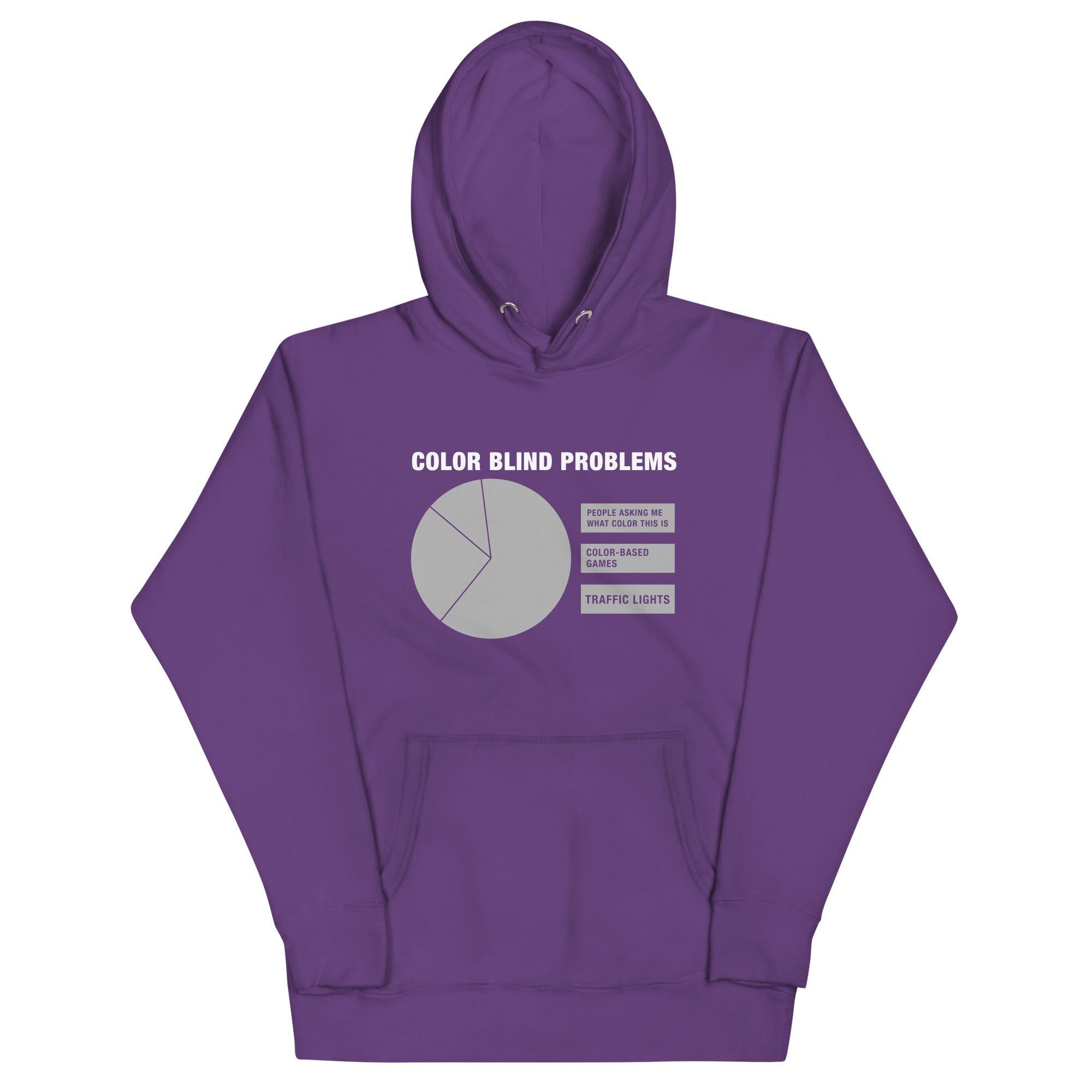 Color Blind Problems Unisex Hoodie T-Shirts, Sweatshirt | CoreVibeTees.com (Image 5)