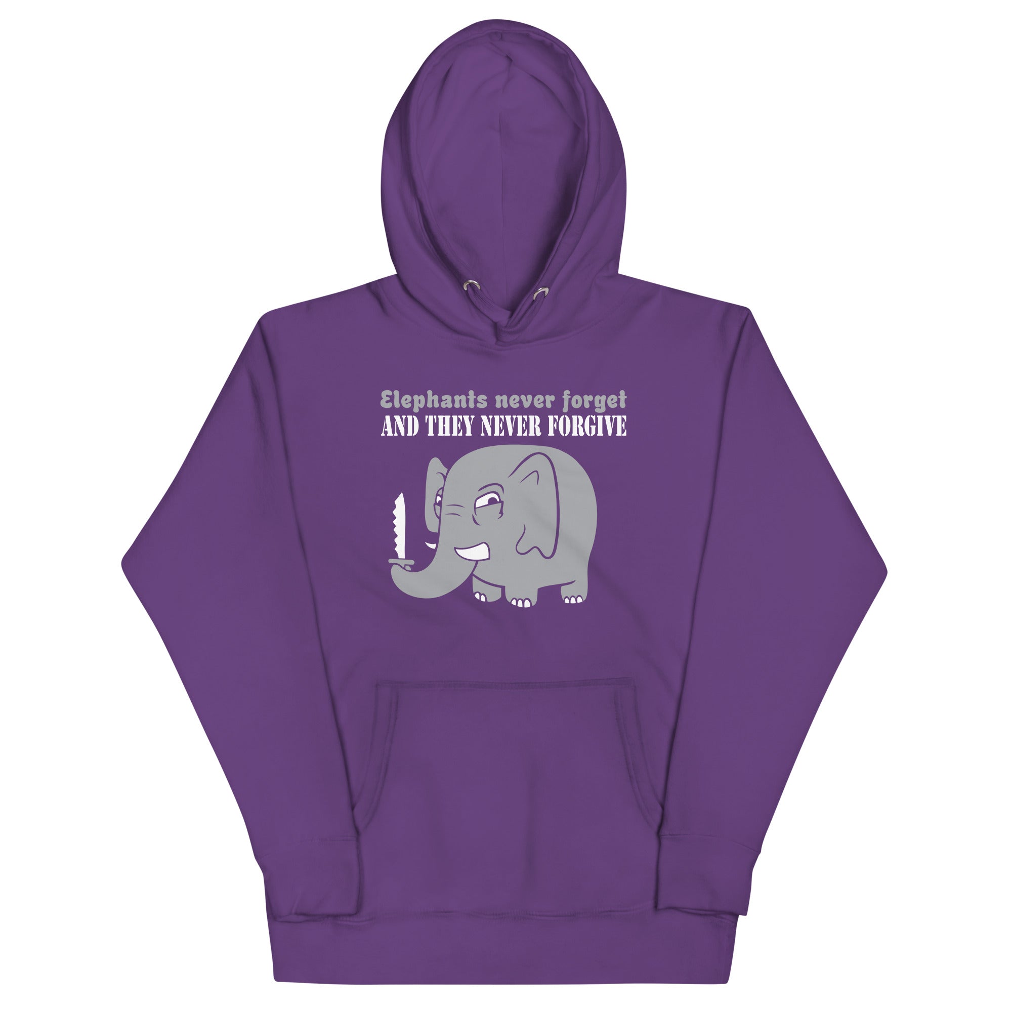 Elephants Never Forgive Unisex Hoodie T-Shirts, Sweatshirt | CoreVibeTees.com (Image 4)