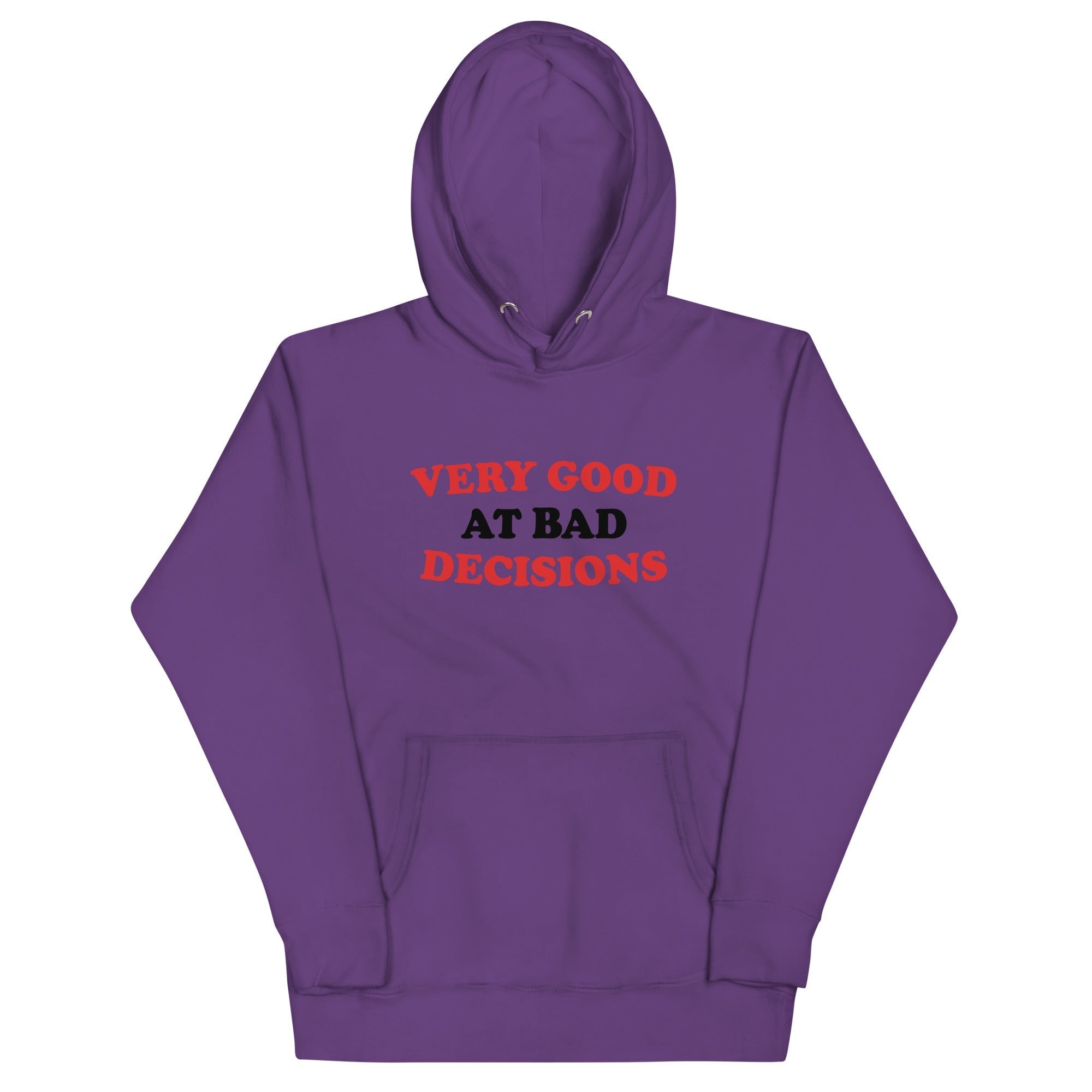 Very Good At Bad Decisions Unisex Hoodie T-Shirts, Sweatshirt | CoreVibeTees.com (Image 2)