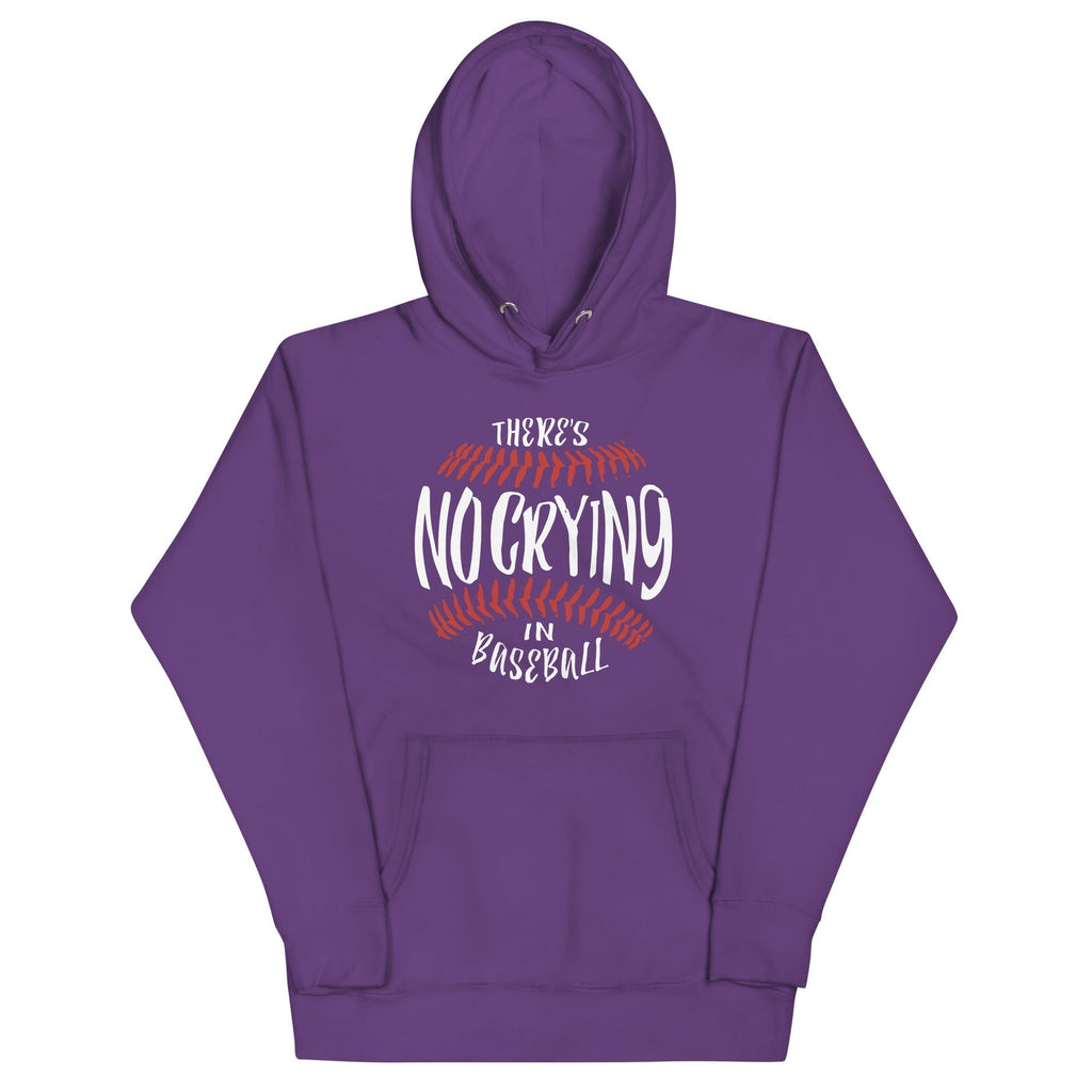 There's No Crying In Baseball Unisex Hoodie T-Shirts, Sweatshirt | CoreVibeTees.com (Image 5)