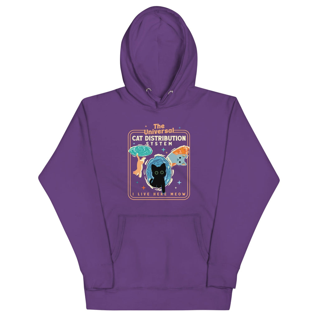 The Universal Cat Distribution System Unisex Hoodie T-Shirts, Sweatshirt | CoreVibeTees.com (Image 5)