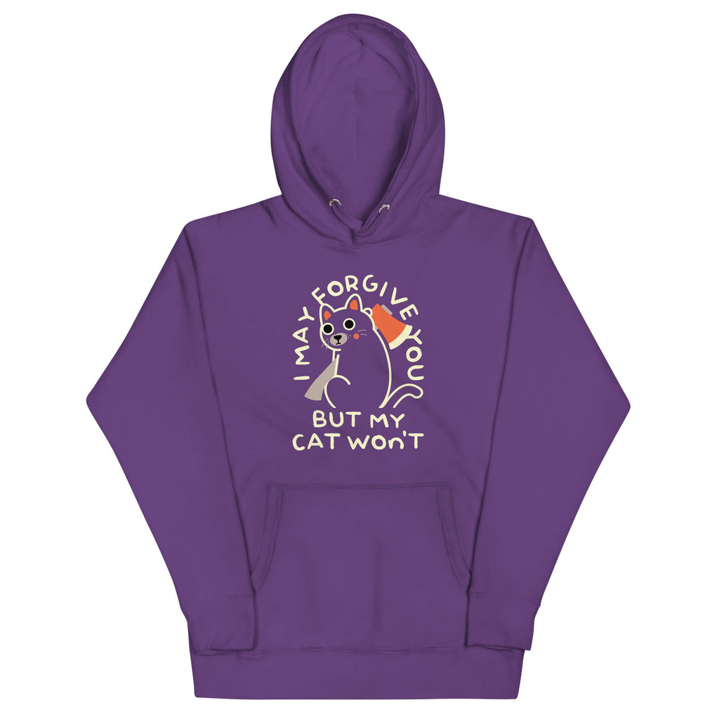 I May Forgive You But My Cat Won't Unisex Hoodie T-Shirts, Sweatshirt | CoreVibeTees.com (Image 5)