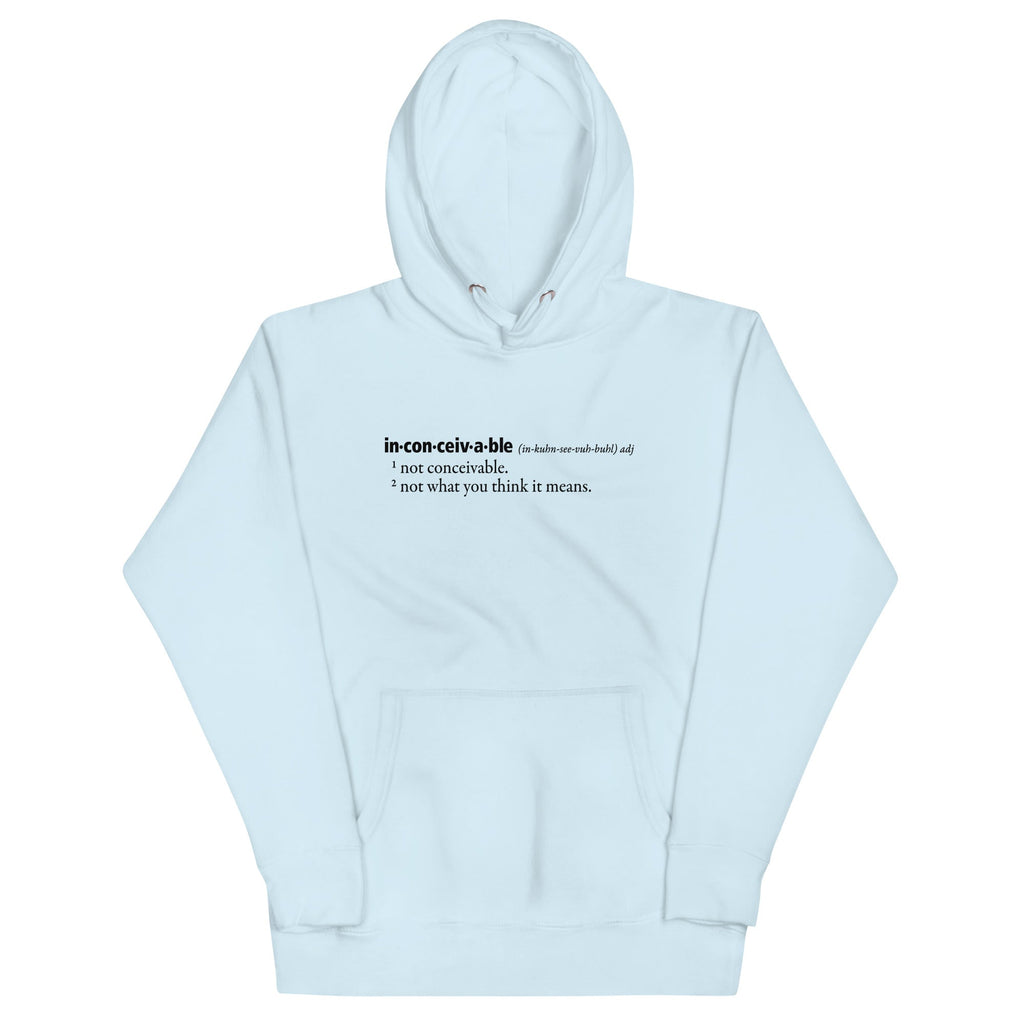 Inconceivable Definition Unisex Hoodie T-Shirts, Sweatshirt | CoreVibeTees.com (Image 3)