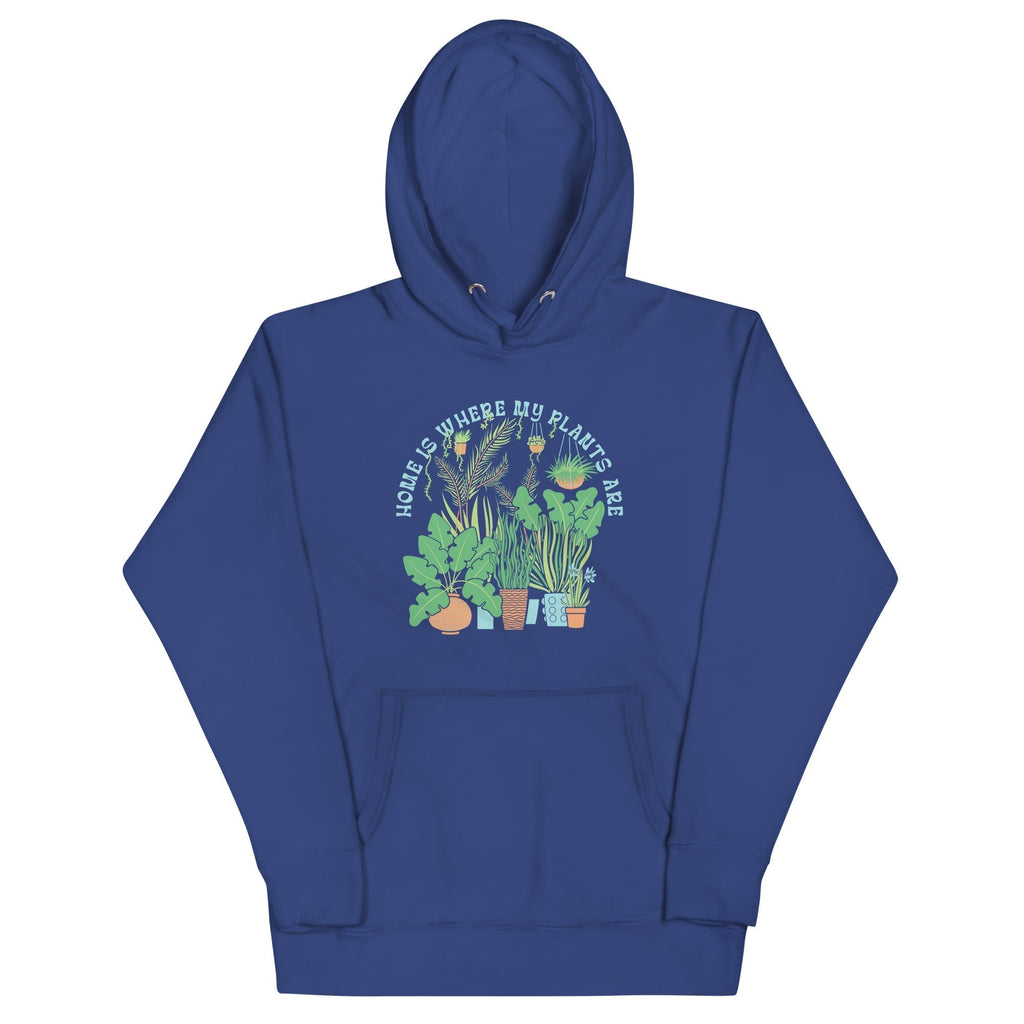 Home Is Where The Plants Are Unisex Hoodie T-Shirts, Sweatshirt | CoreVibeTees.com (Image 4)