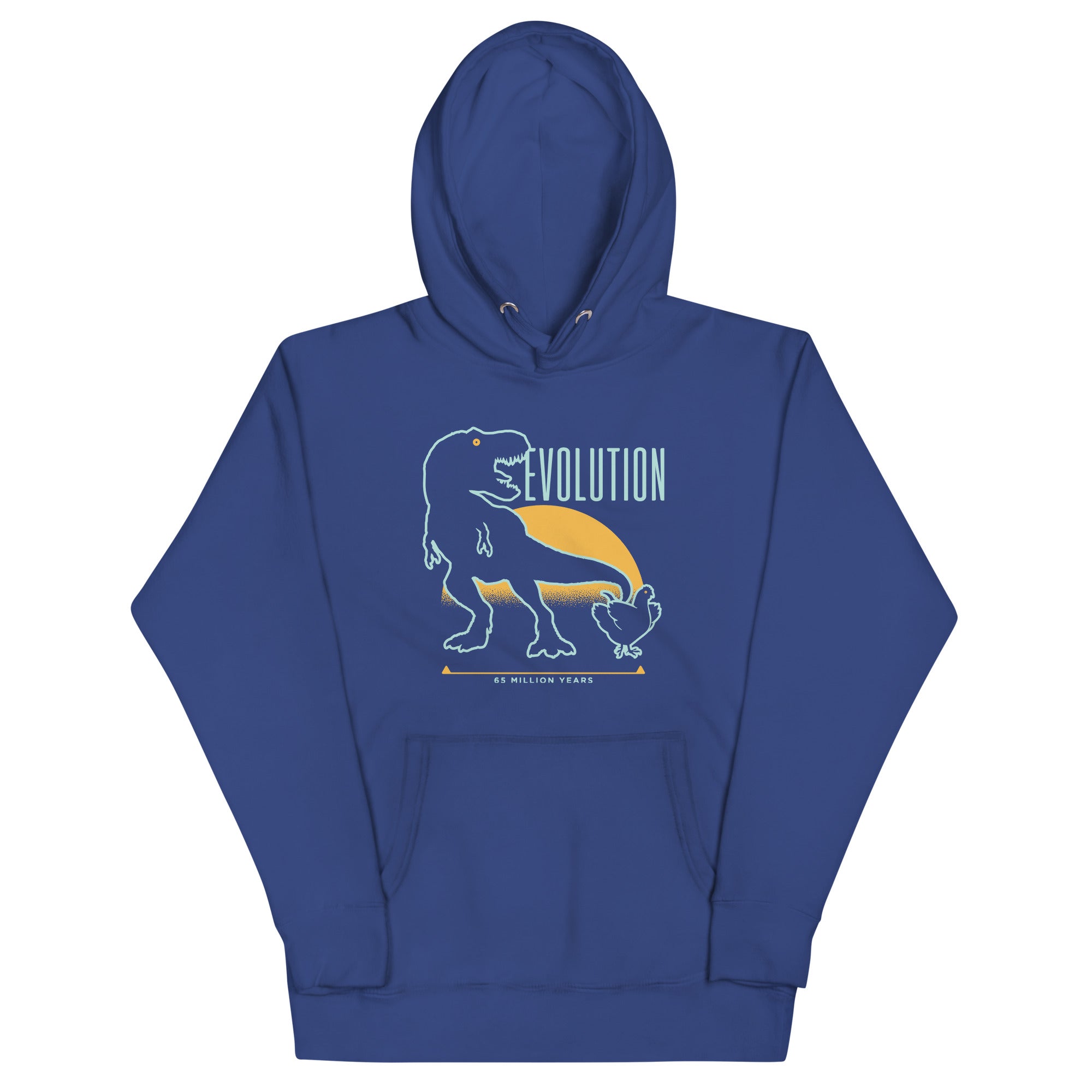 Dinosaur Evolution Unisex Hoodie T-Shirts, Sweatshirt | CoreVibeTees.com (Image 1)