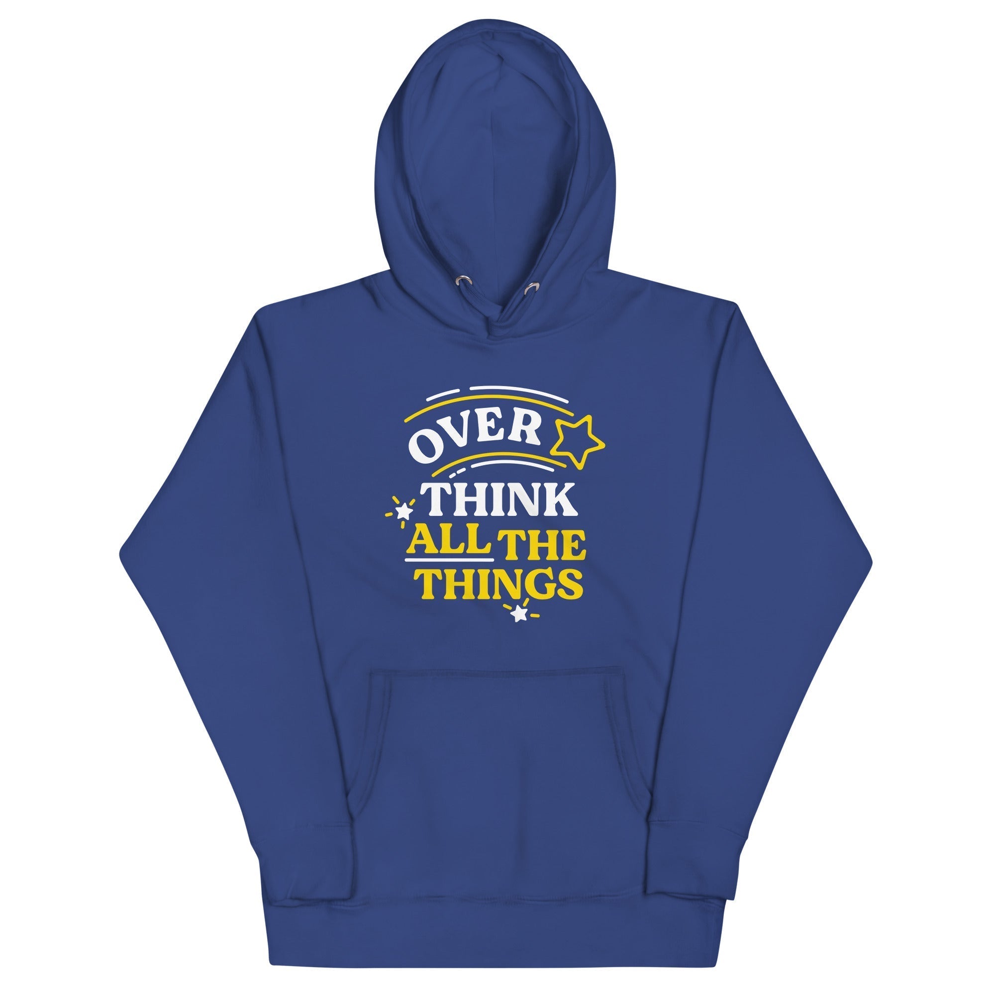 Over Think All The Things Unisex Hoodie T-Shirts, Sweatshirt | CoreVibeTees.com (Image 4)