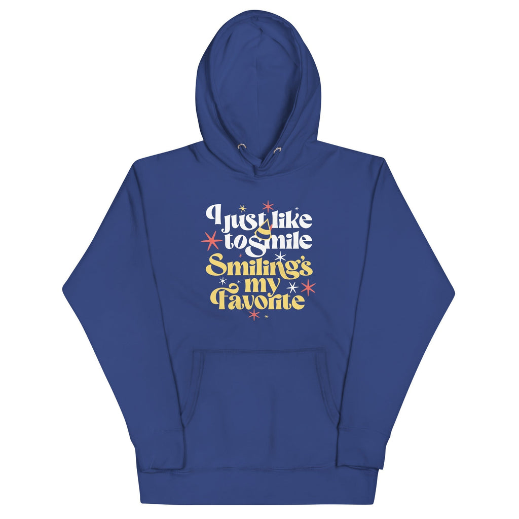 I Just Like To Smile Smiling's My Favorite Unisex Hoodie T-Shirts, Sweatshirt | CoreVibeTees.com (Image 4)
