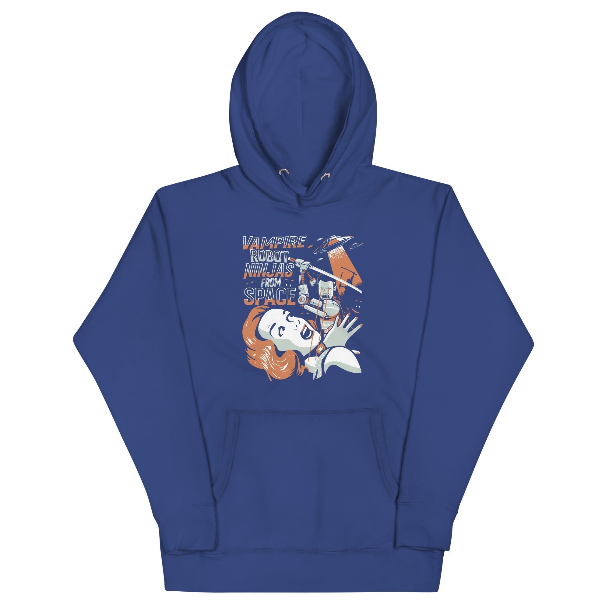 Vampire Robot Ninja From Space Unisex Hoodie T-Shirts, Sweatshirt | CoreVibeTees.com (Image 4)