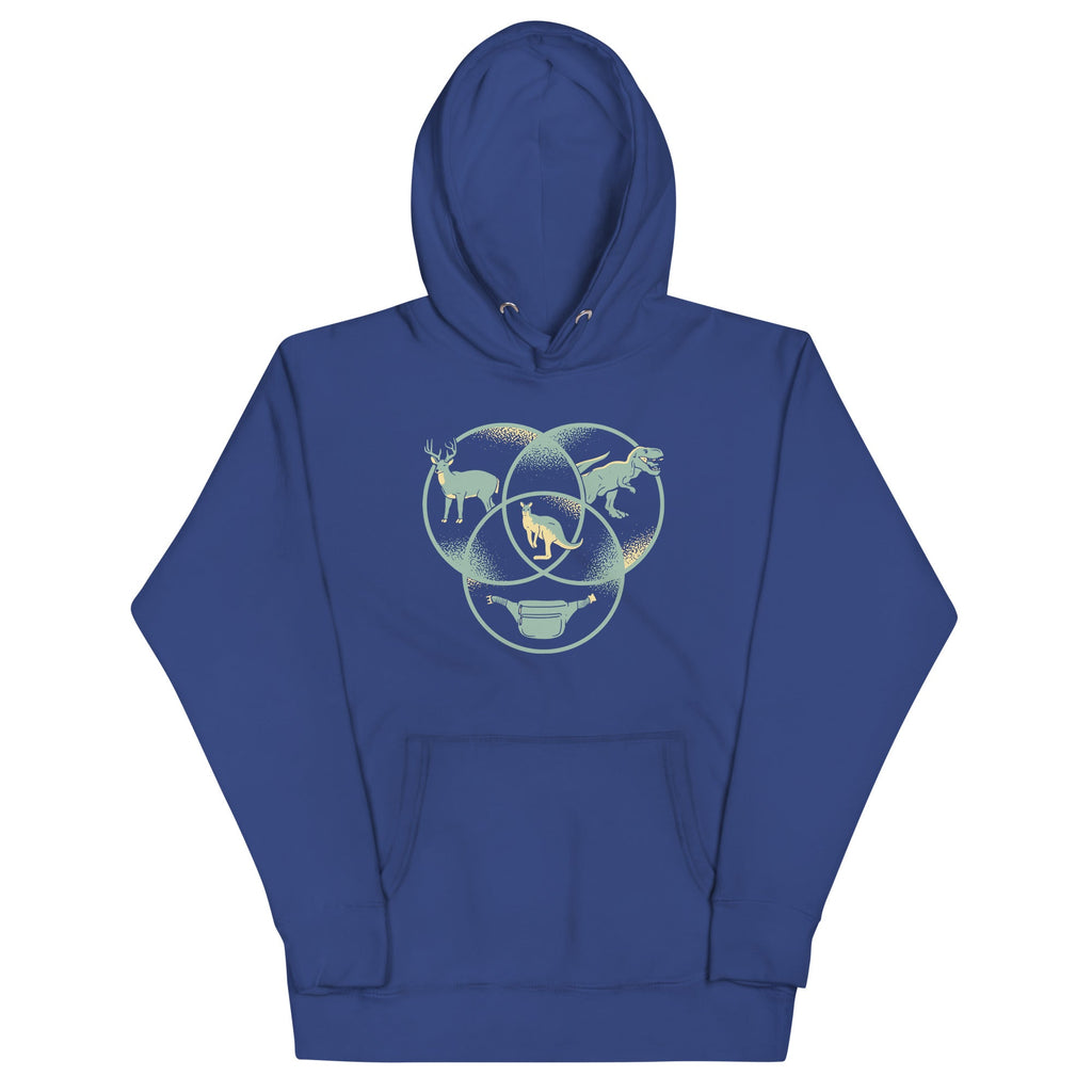 Kangaroo Venn Diagram Unisex Hoodie T-Shirts, Sweatshirt | CoreVibeTees.com (Image 4)