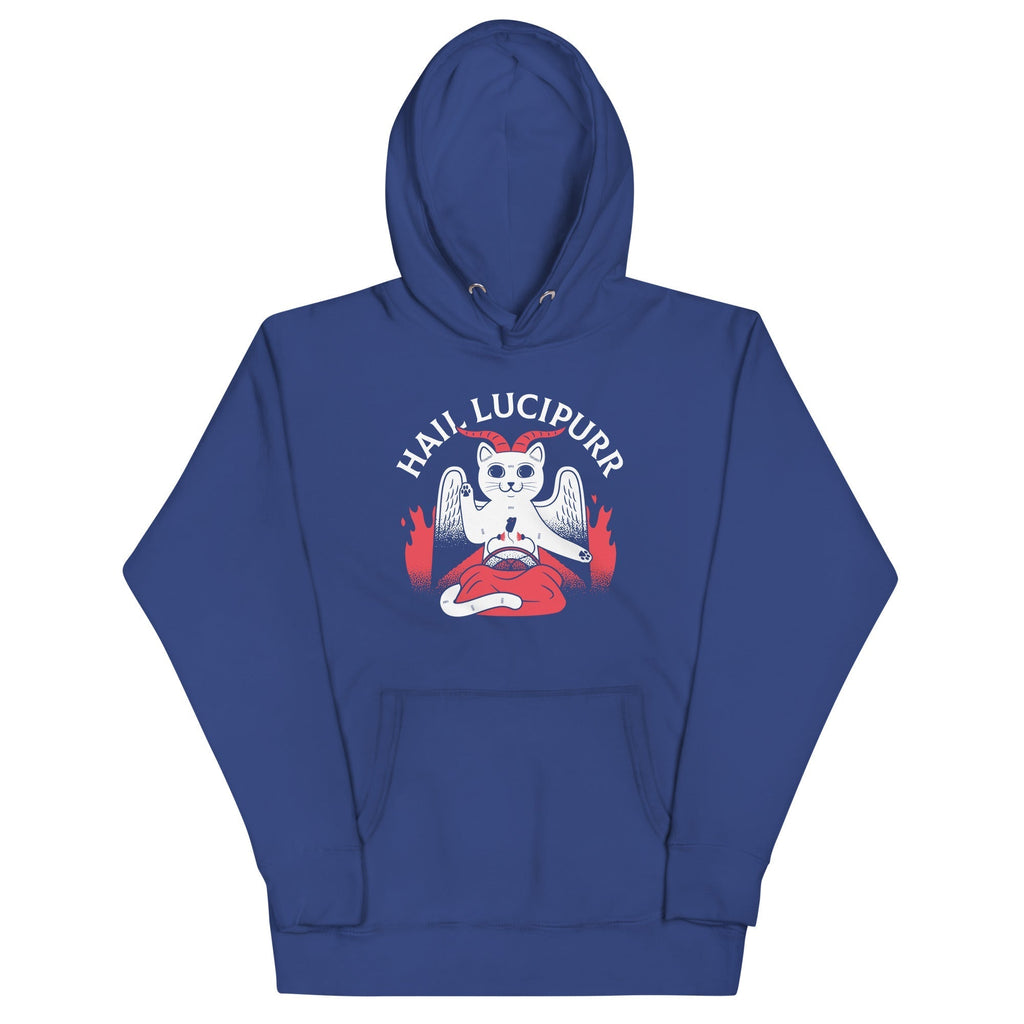 Hail Lucipurr Unisex Hoodie T-Shirts, Sweatshirt | CoreVibeTees.com (Image 3)