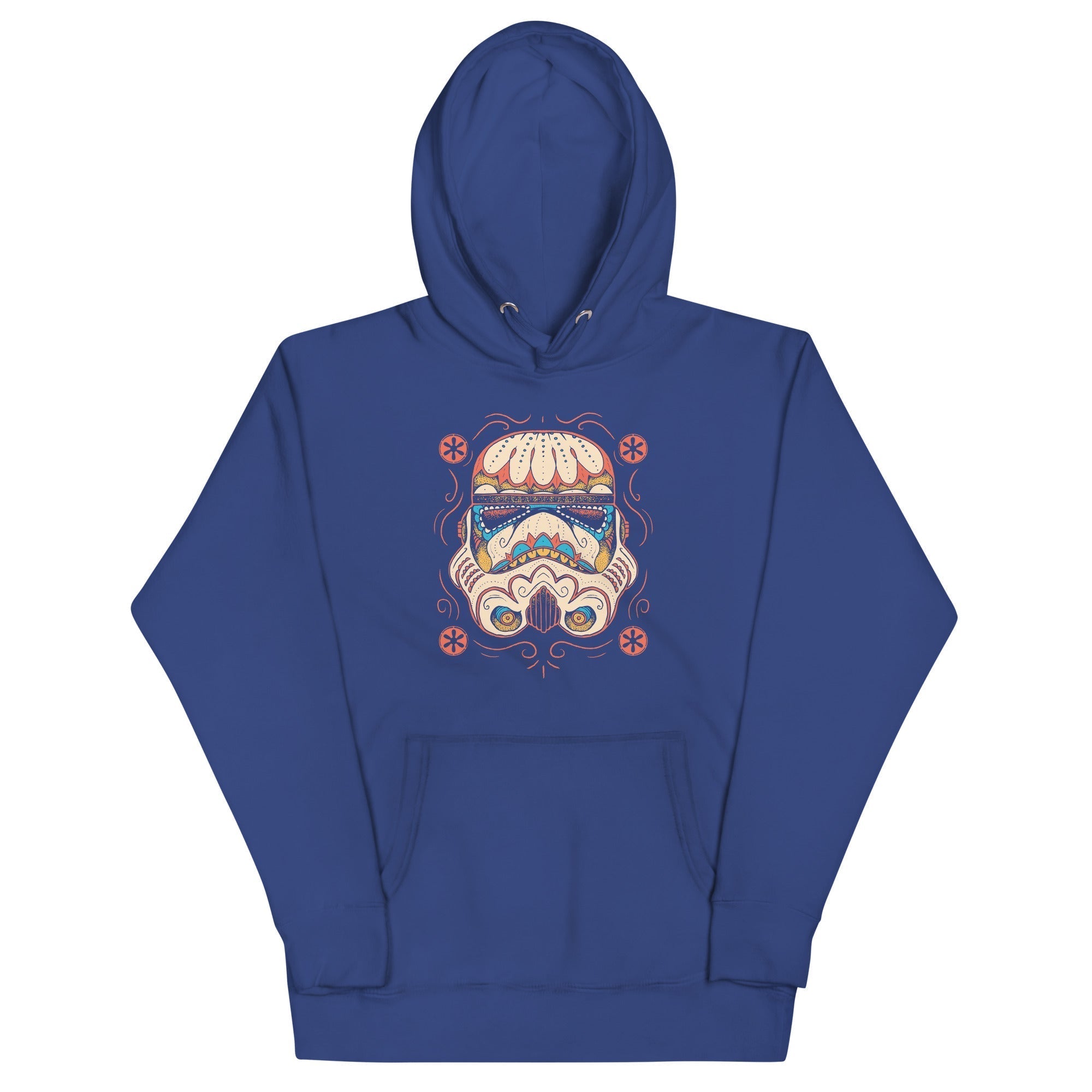 Sugar Skull Trooper Unisex Hoodie T-Shirts, Sweatshirt | CoreVibeTees.com (Image 3)