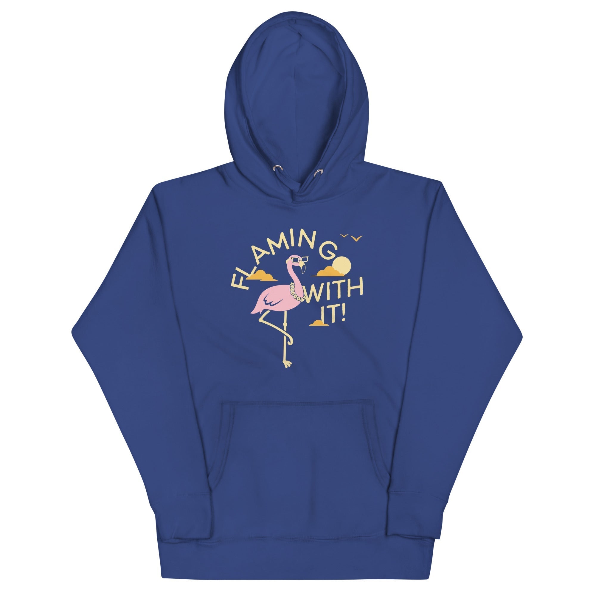 Flamingo With It Unisex Hoodie T-Shirts, Sweatshirt | CoreVibeTees.com (Image 4)