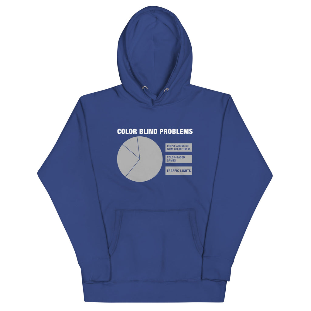 Color Blind Problems Unisex Hoodie T-Shirts, Sweatshirt | CoreVibeTees.com (Image 4)