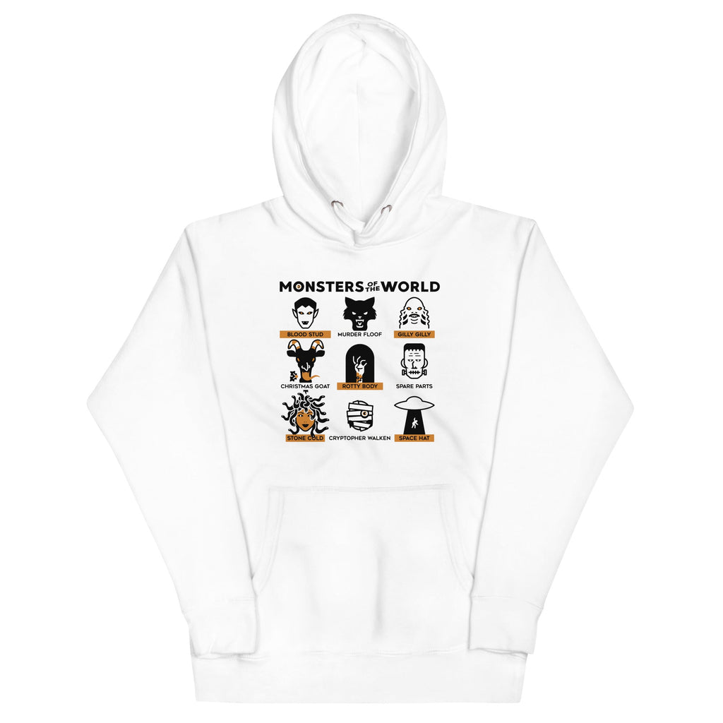 Monsters Of The World Unisex Hoodie T-Shirts, Sweatshirt | CoreVibeTees.com (Image 3)