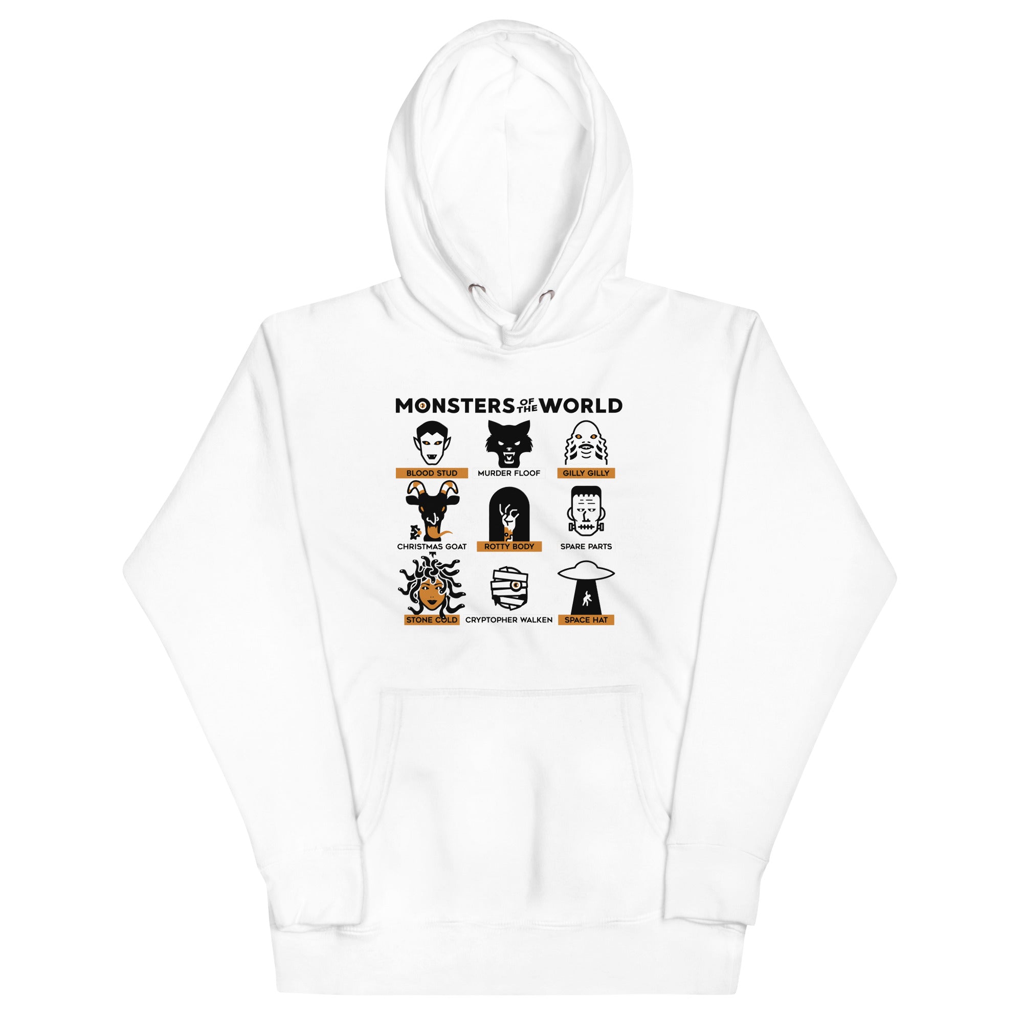 Monsters Of The World Unisex Hoodie T-Shirts, Sweatshirt | CoreVibeTees.com (Image 3)