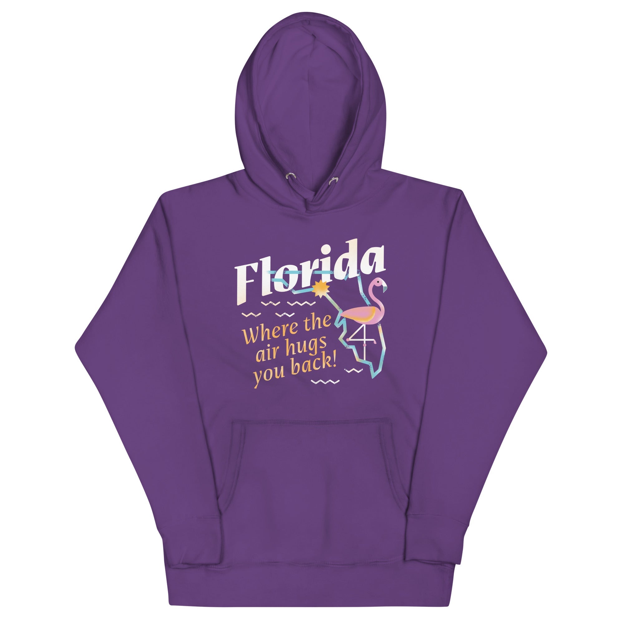 Florida Where The Air Hugs You Back Unisex Hoodie