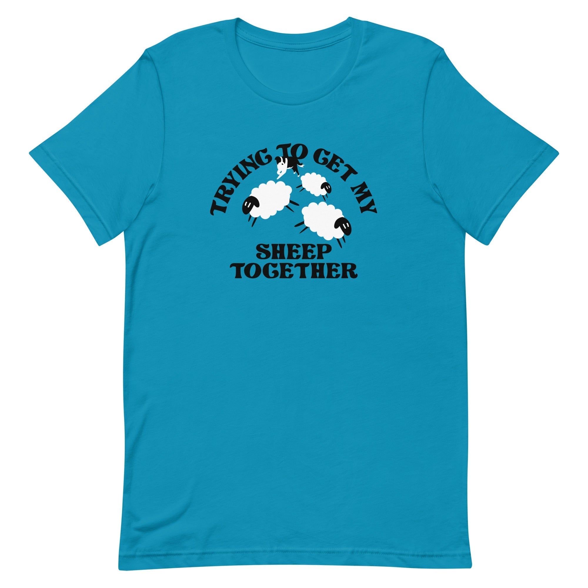 Trying To Get My Sheep Together Men's Signature Tee Hoodie, Sweatshirt | CoreVibeTees.com (Image 2)