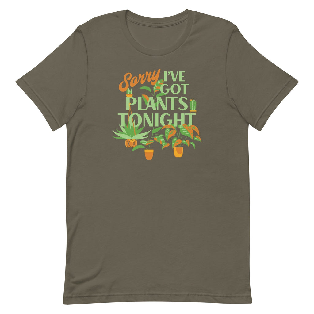 Sorry I've Got Plants Tonight Men's Signature Tee Hoodie, Sweatshirt | CoreVibeTees.com (Image 5)
