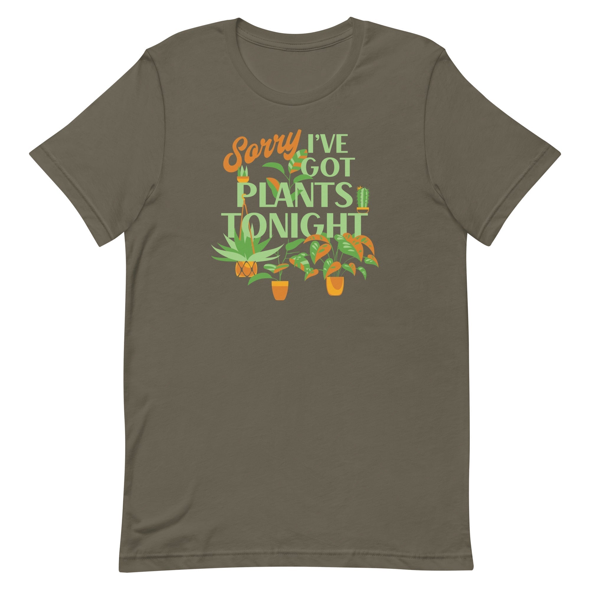 Sorry I've Got Plants Tonight Men's Signature Tee Hoodie, Sweatshirt | CoreVibeTees.com (Image 5)