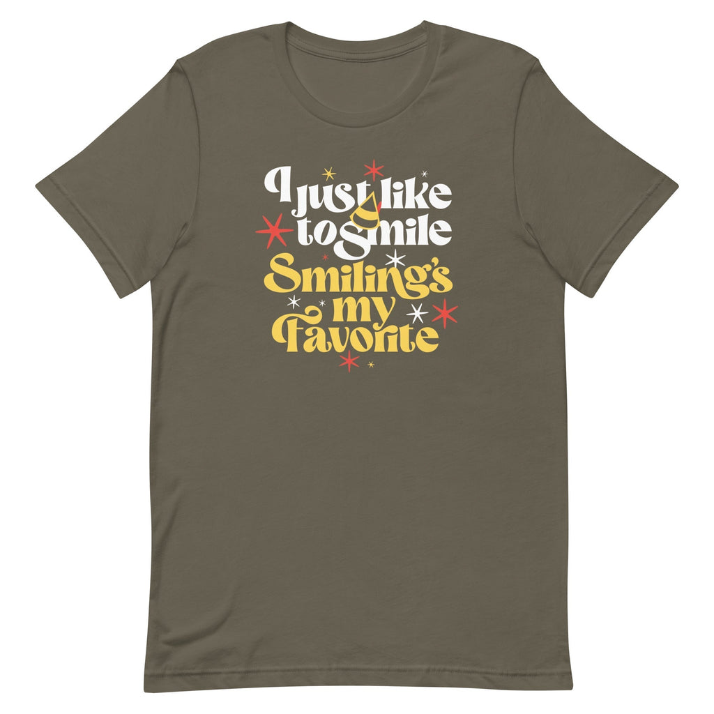 I Just Like To Smile Smiling's My Favorite Men's Signature Tee Hoodie, Sweatshirt | CoreVibeTees.com (Image 5)
