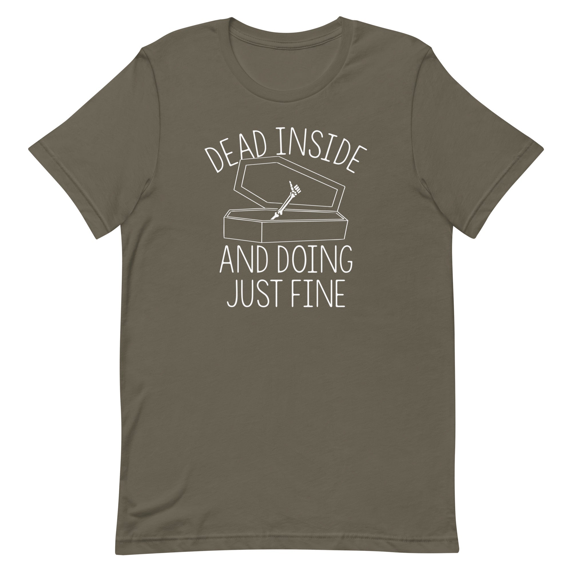 Dead Inside And Doing Fine Men's Signature Tee Hoodie, Sweatshirt | CoreVibeTees.com (Image 4)