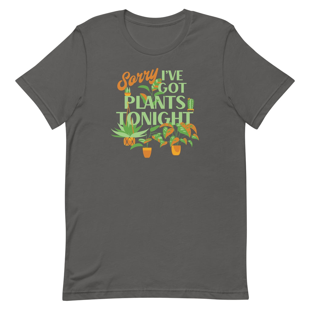 Sorry I've Got Plants Tonight Men's Signature Tee Hoodie, Sweatshirt | CoreVibeTees.com (Image 1)