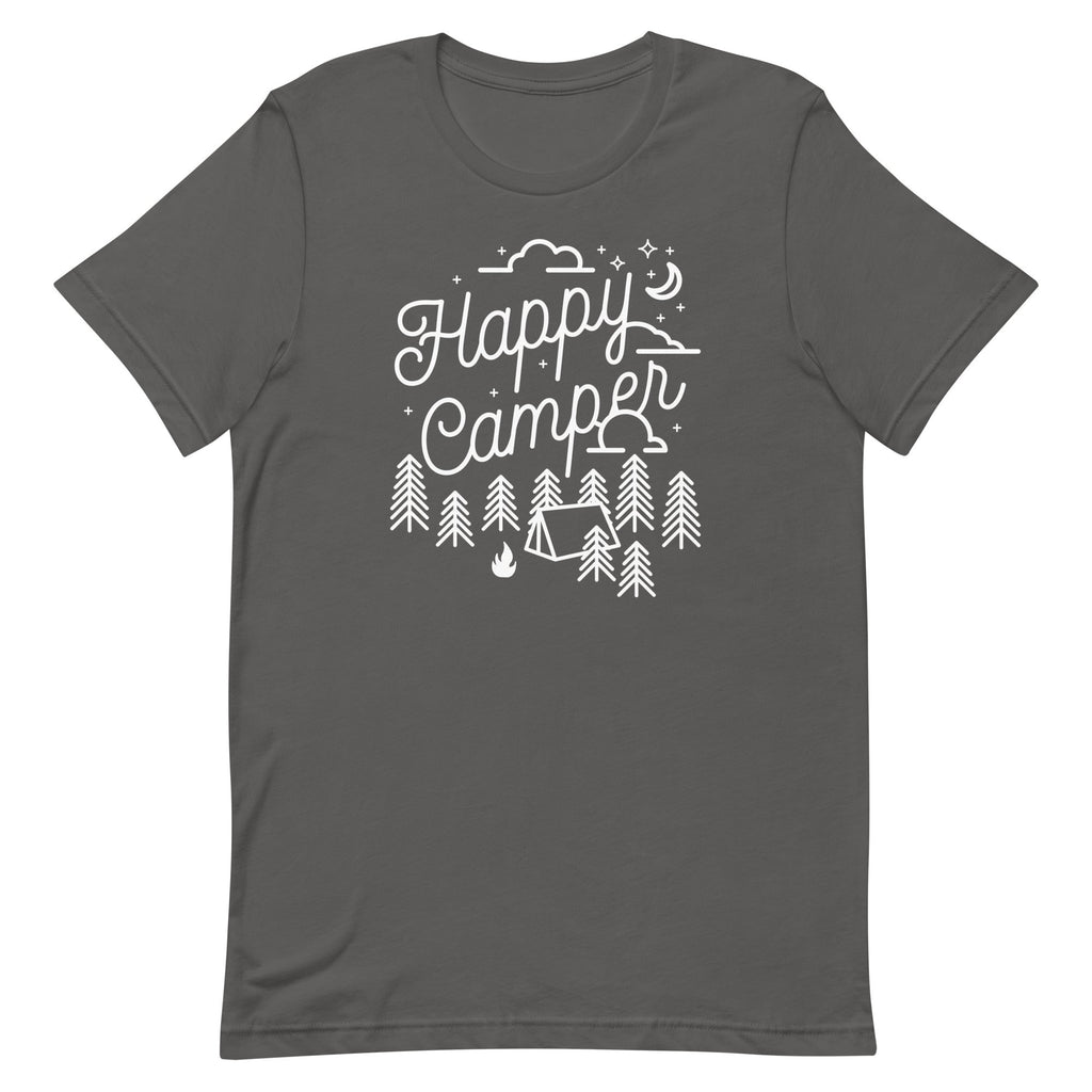 Happy Camper Men's Signature Tee Hoodie, Sweatshirt | CoreVibeTees.com (Image 5)