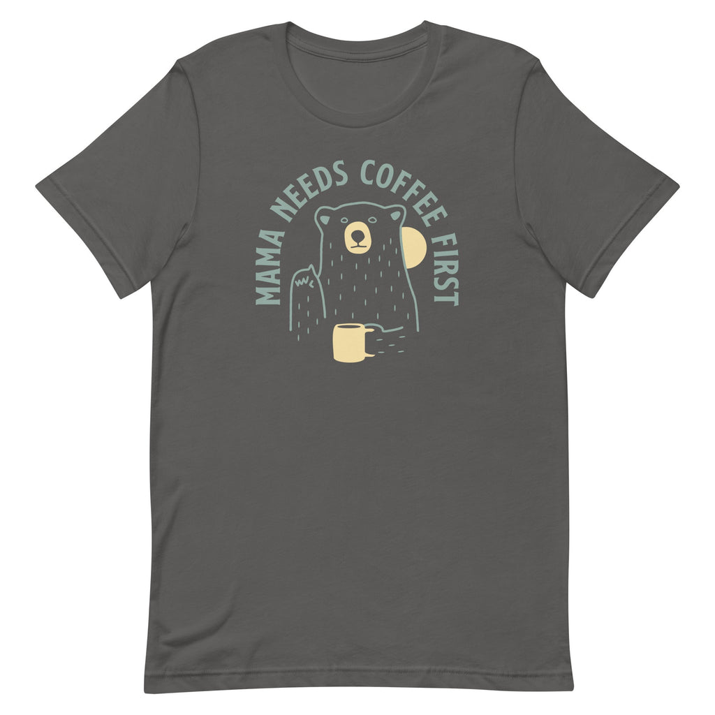 Mama Needs Coffee First Men's Signature Tee Hoodie, Sweatshirt | CoreVibeTees.com (Image 1)