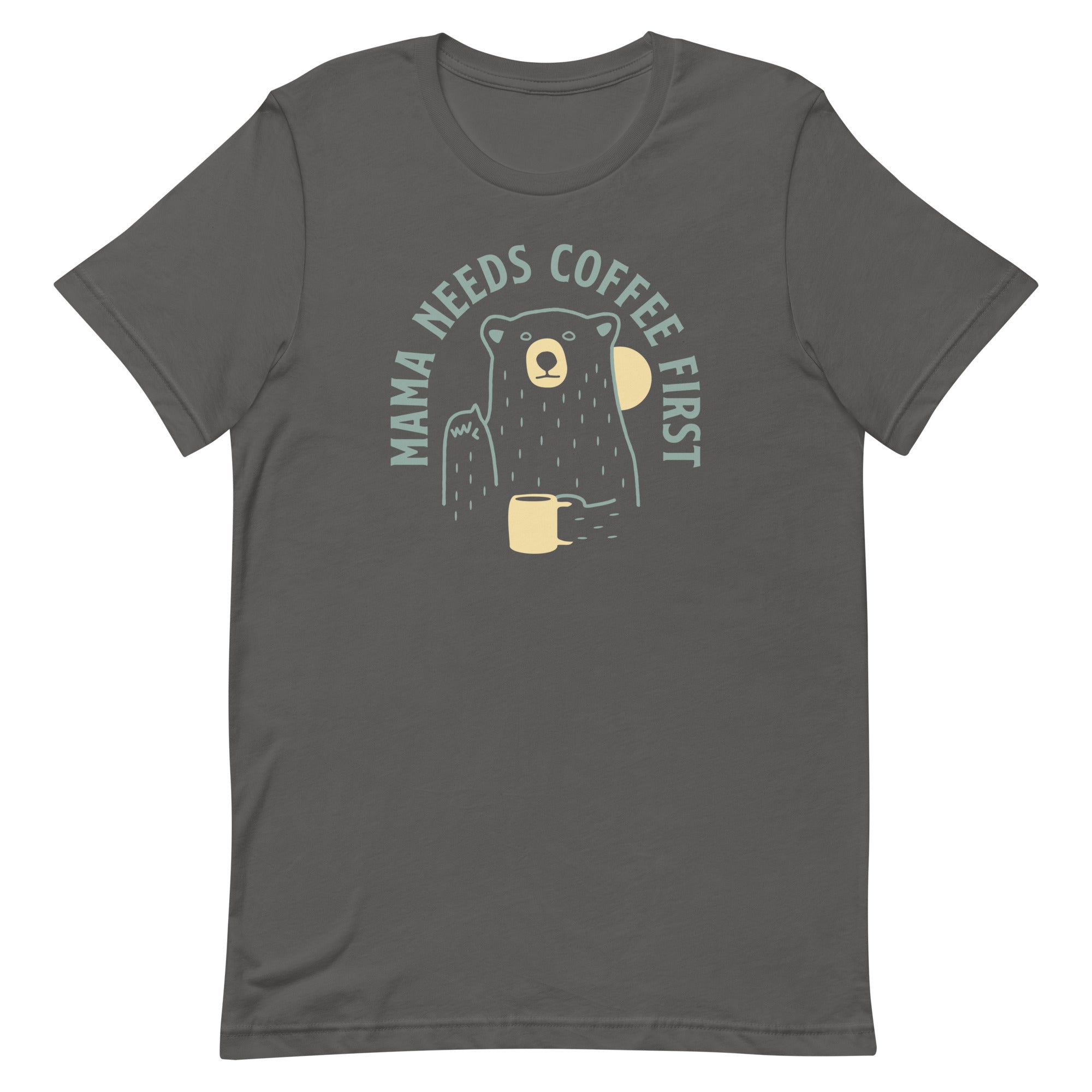 Mama Needs Coffee First Men's Signature Tee Hoodie, Sweatshirt | CoreVibeTees.com (Image 1)