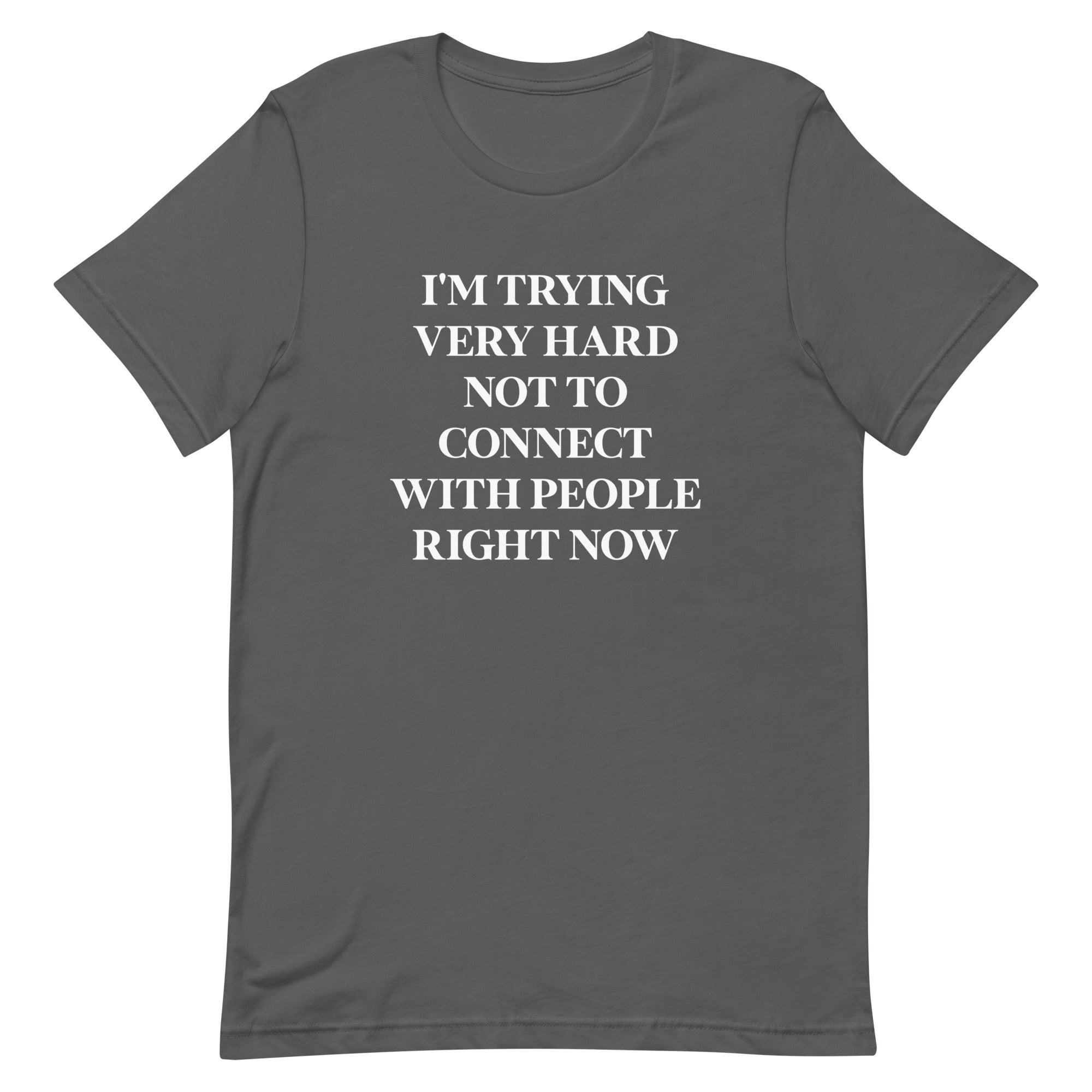 Trying Very Hard Not To Connect Men's Signature Tee Hoodie, Sweatshirt | CoreVibeTees.com (Image 5)