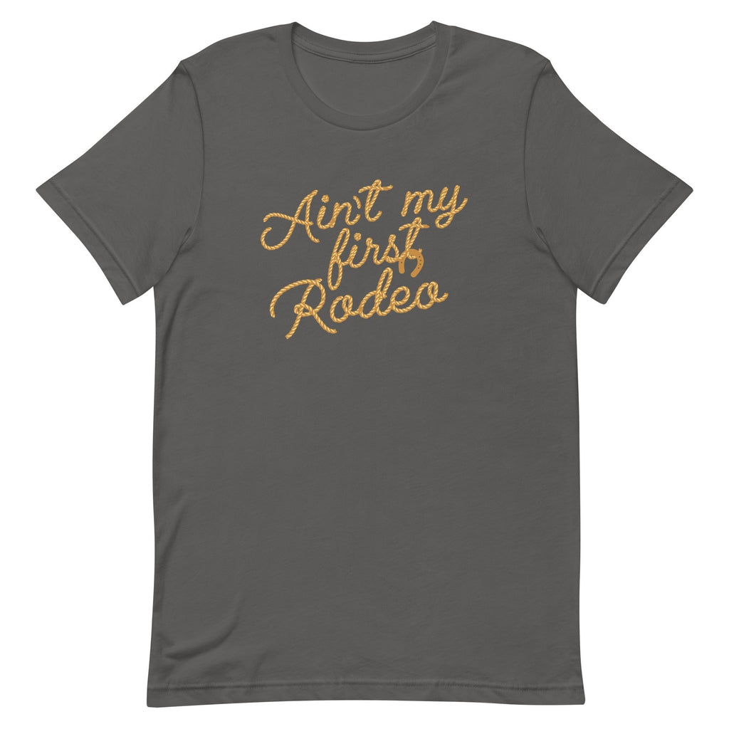 Ain't My First Rodeo Men's Signature Tee Hoodie, Sweatshirt | CoreVibeTees.com (Image 1)