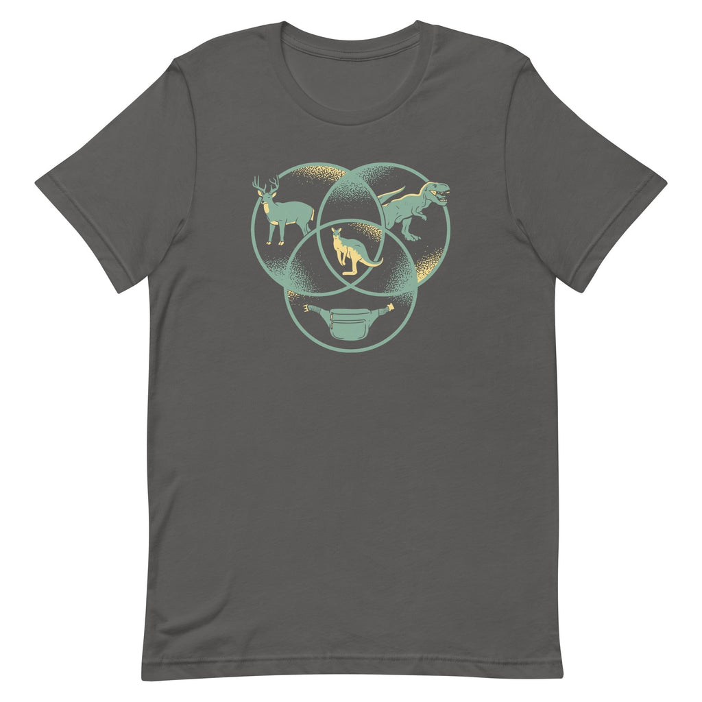 Kangaroo Venn Diagram Men's Signature Tee Hoodie, Sweatshirt | CoreVibeTees.com (Image 1)