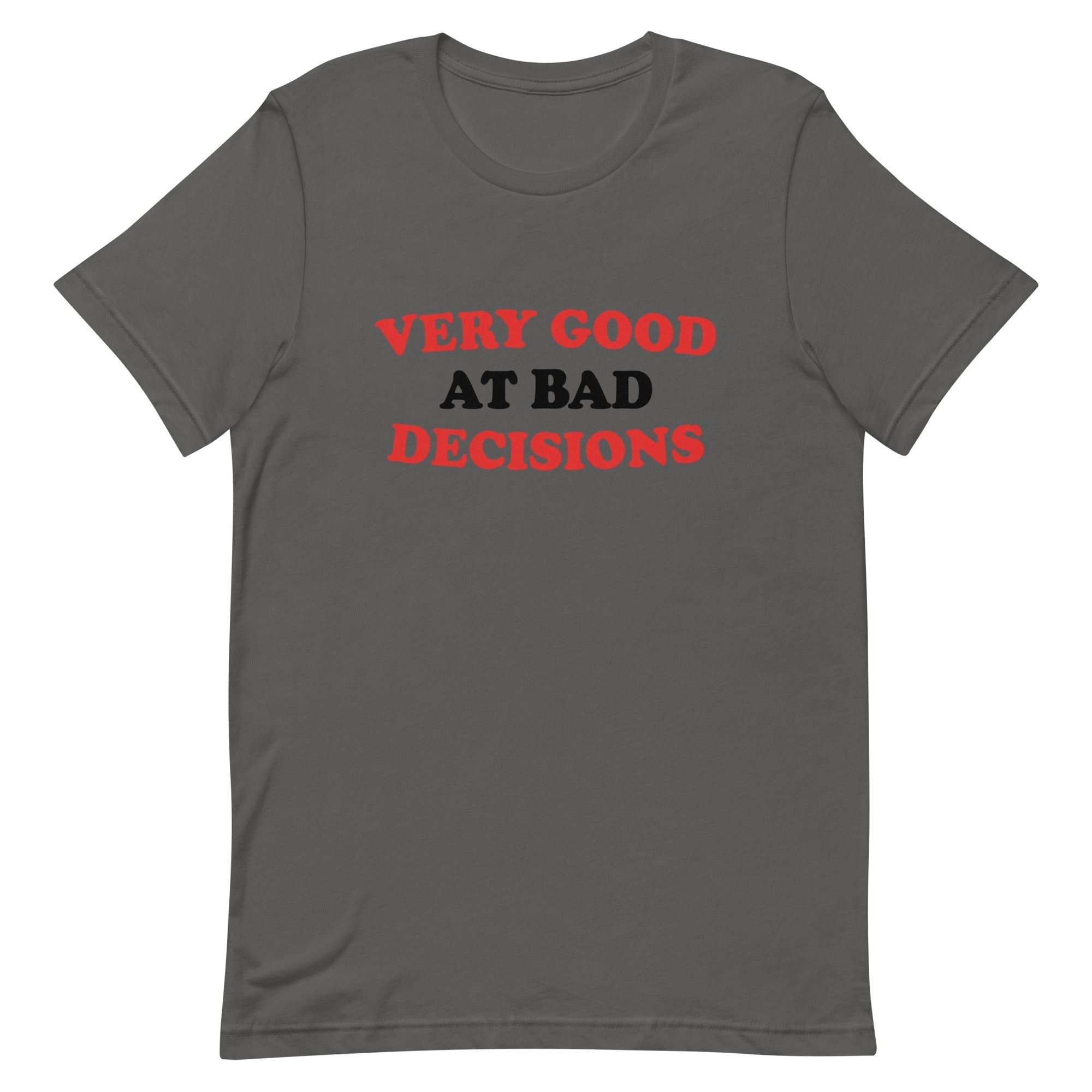 Very Good At Bad Decisions Men's Signature Tee Hoodie, Sweatshirt | CoreVibeTees.com (Image 1)