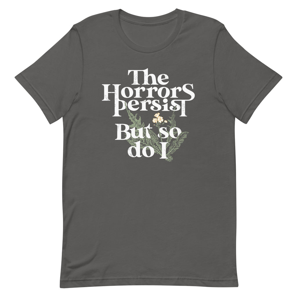 The Horrors Persist But So Do I Men's Signature Tee Hoodie, Sweatshirt | CoreVibeTees.com (Image 4)