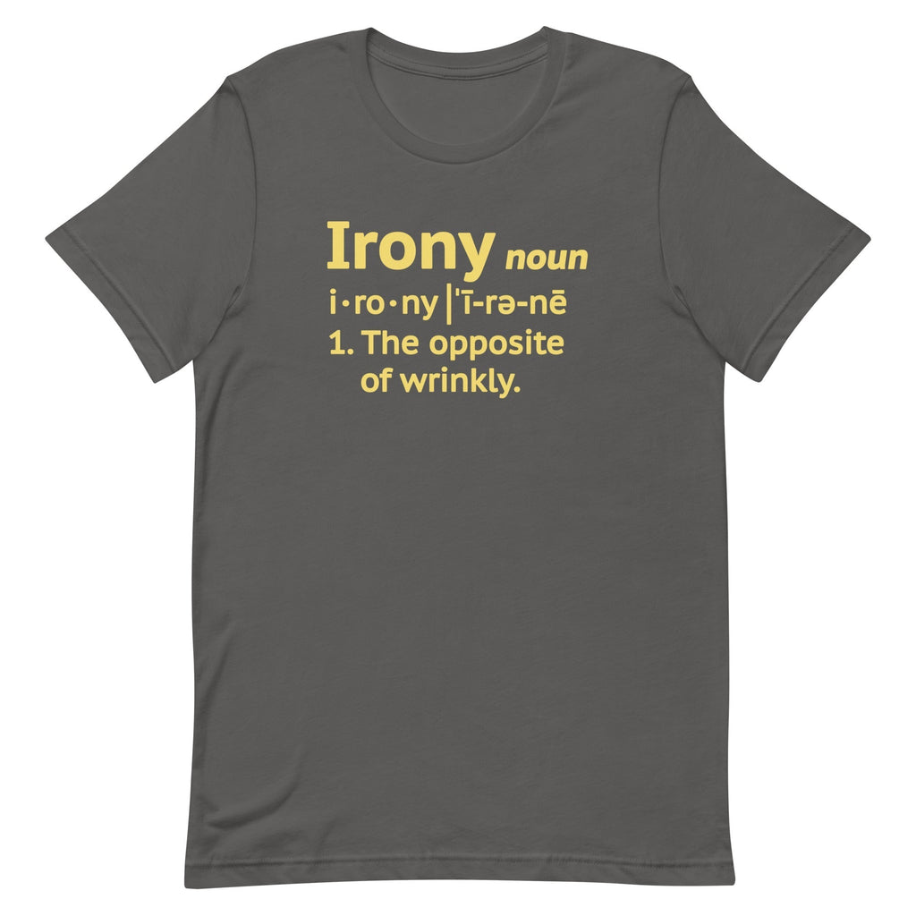 Irony Definition Men's Signature Tee Hoodie, Sweatshirt | CoreVibeTees.com (Image 3)