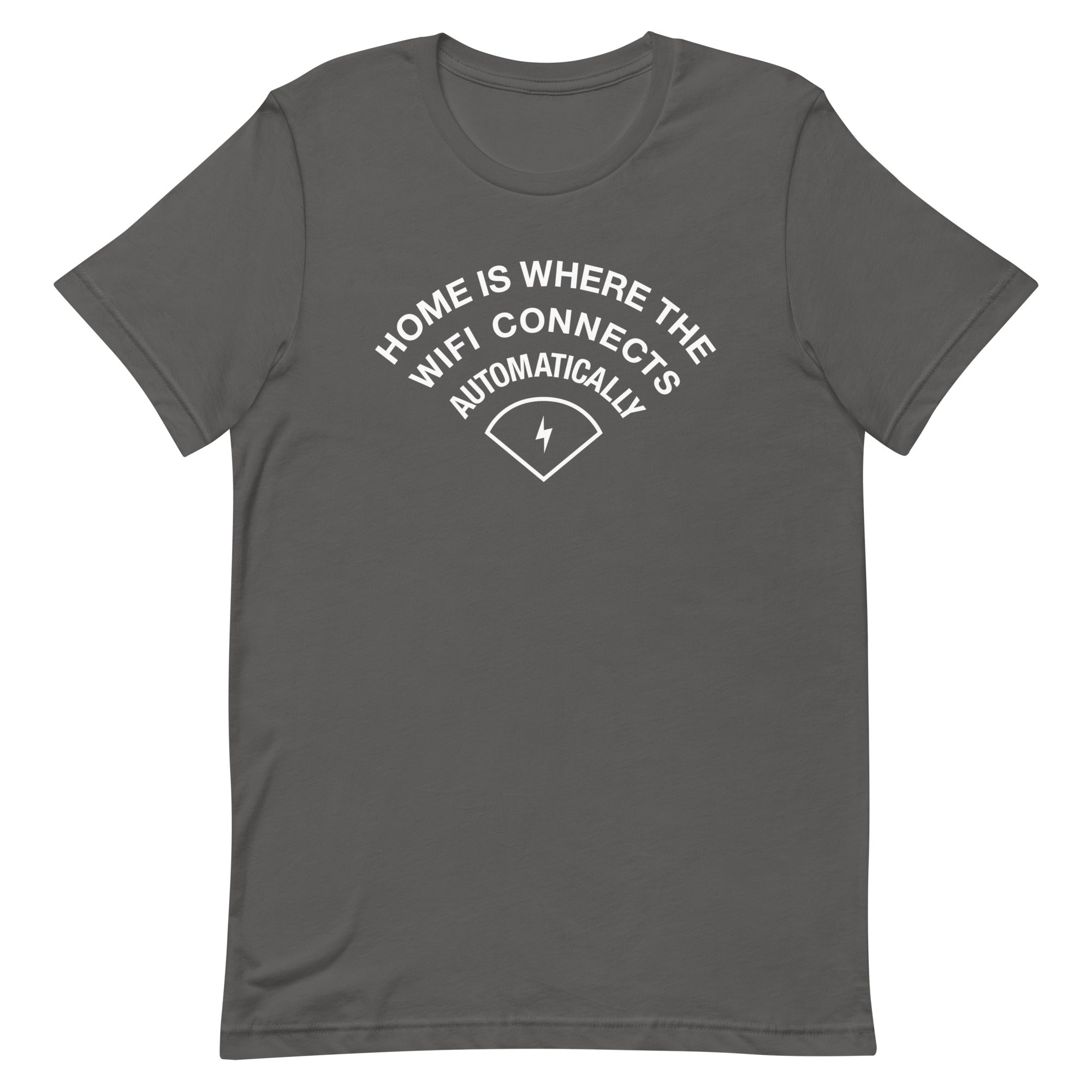 Home Is Where The WiFI Connects Automatically Men's Signature Tee Hoodie, Sweatshirt | CoreVibeTees.com (Image 5)