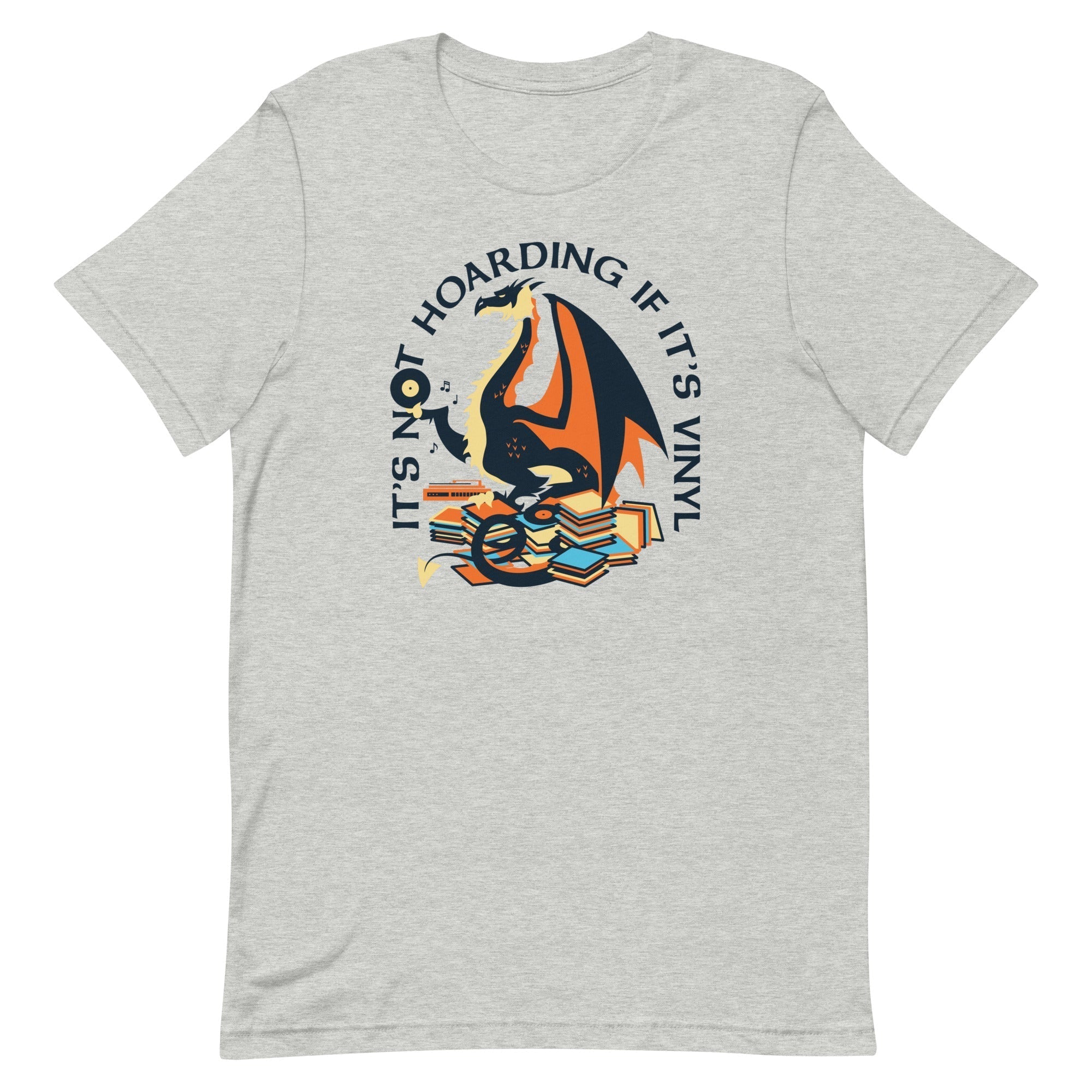 It's Not Hoarding If It's Vinyl Men's Signature Tee Hoodie, Sweatshirt | CoreVibeTees.com (Image 4)