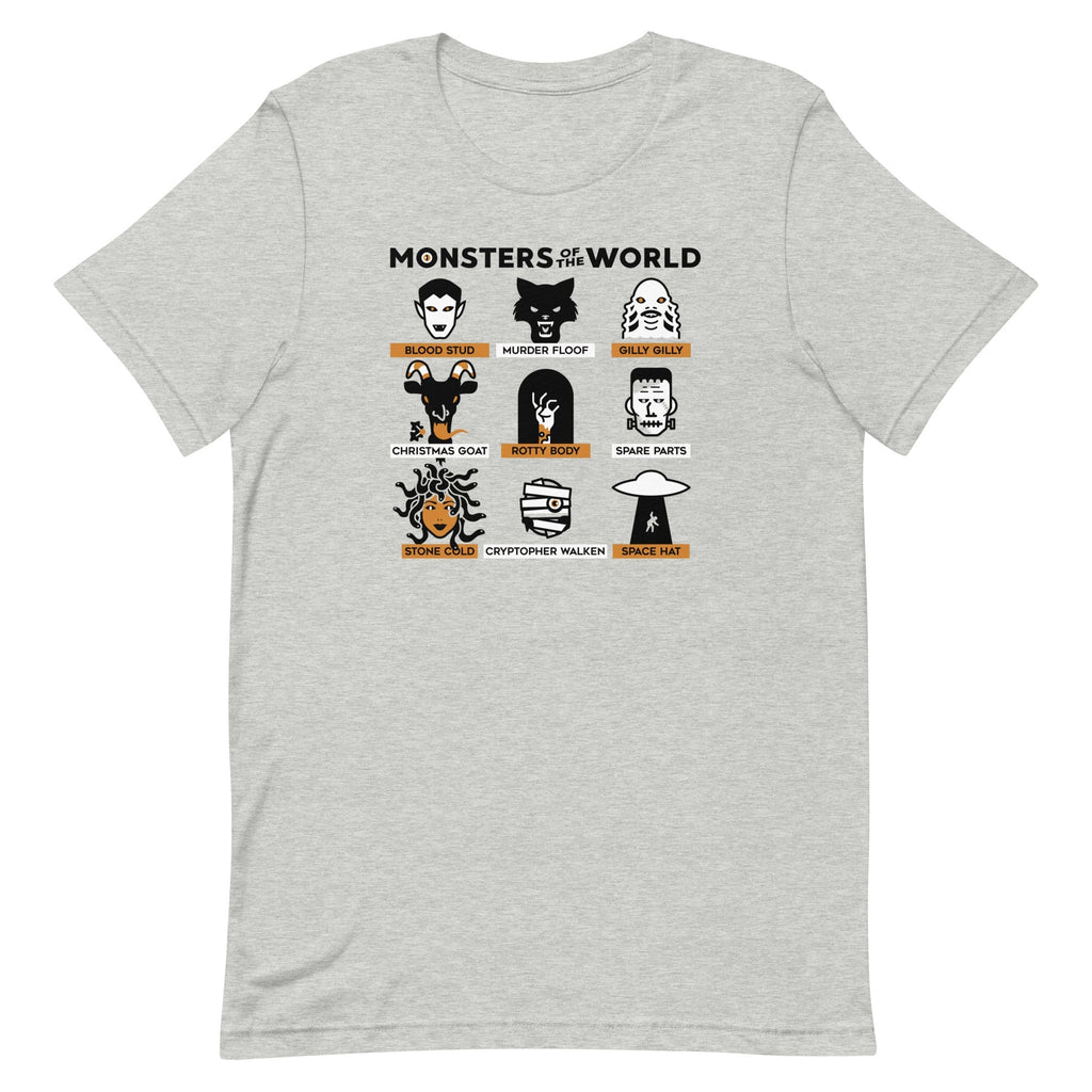 Monsters Of The World Men's Signature Tee Hoodie, Sweatshirt | CoreVibeTees.com (Image 1)