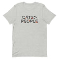 Cats>People Men's Signature Tee Hoodie, Sweatshirt | CoreVibeTees.com (Image 1)