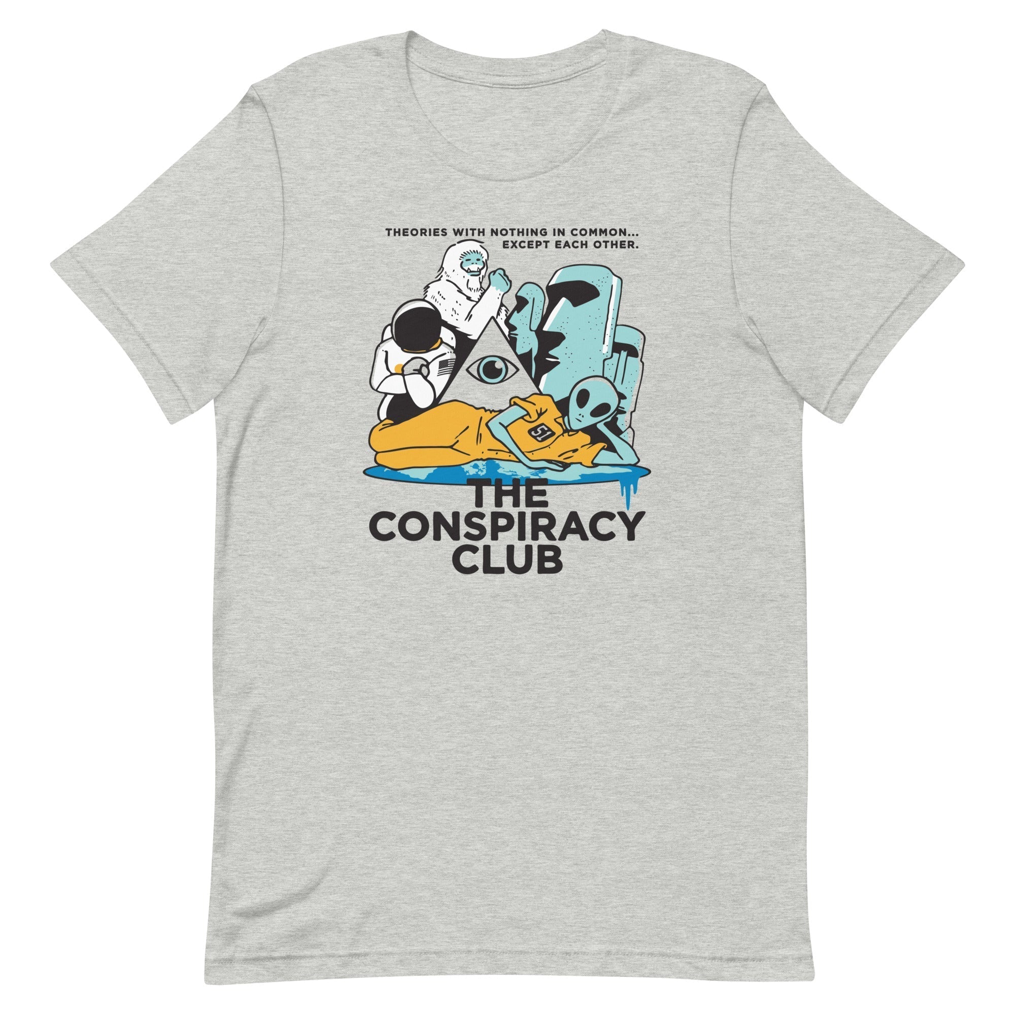 The Conspiracy Club Men's Signature Tee Hoodie, Sweatshirt | CoreVibeTees.com (Image 1)